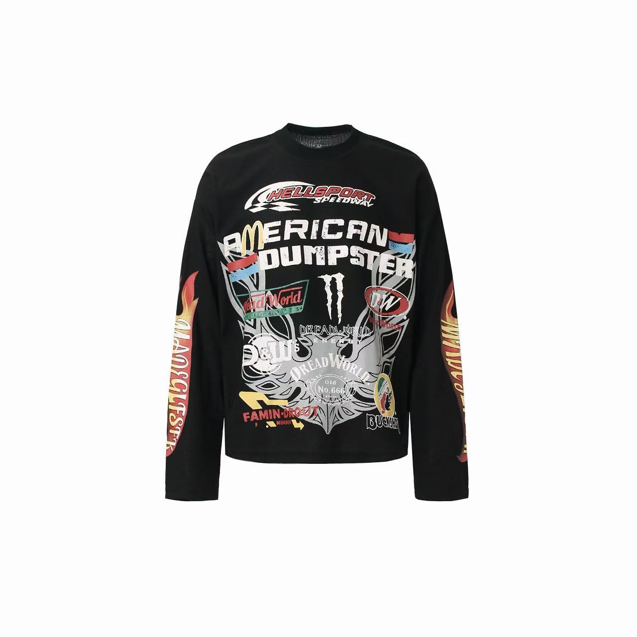 Omirad Racing Graphic Waffle Long Sleeve
