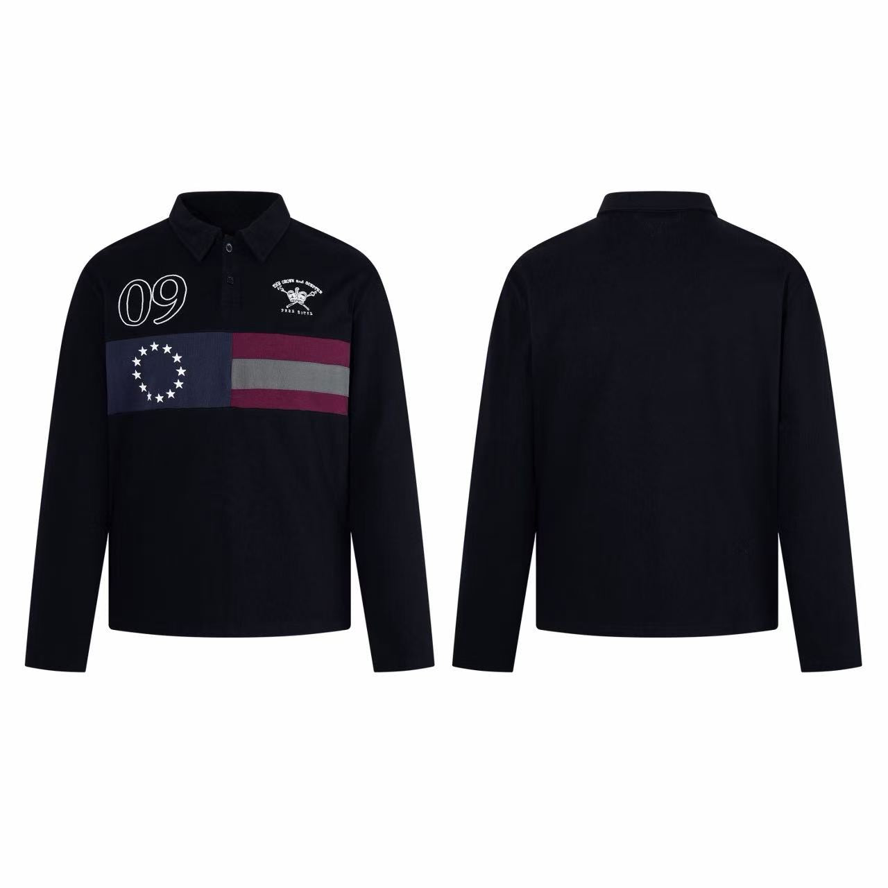 Omirad Embroidered Rugby Polo