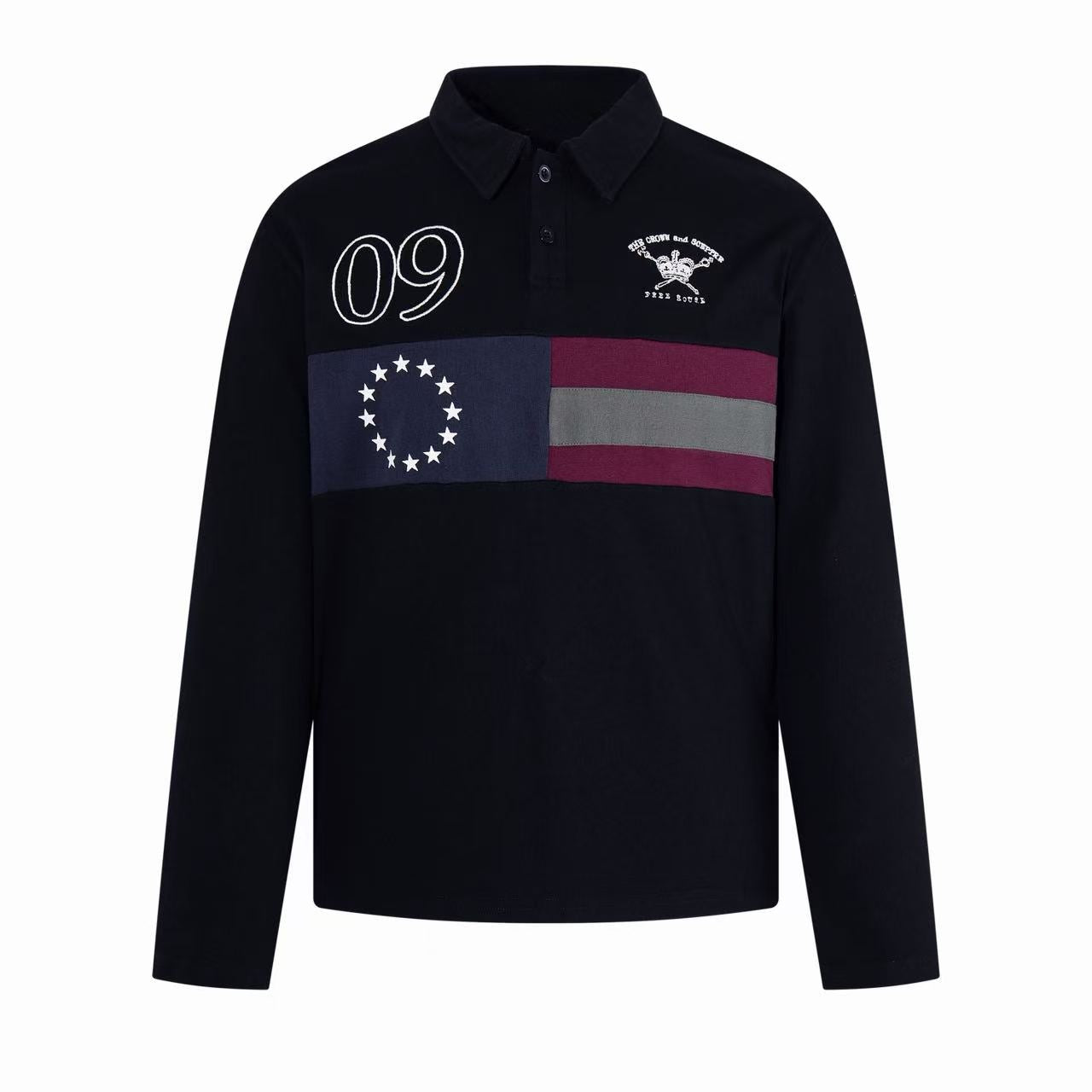 Omirad Embroidered Rugby Polo