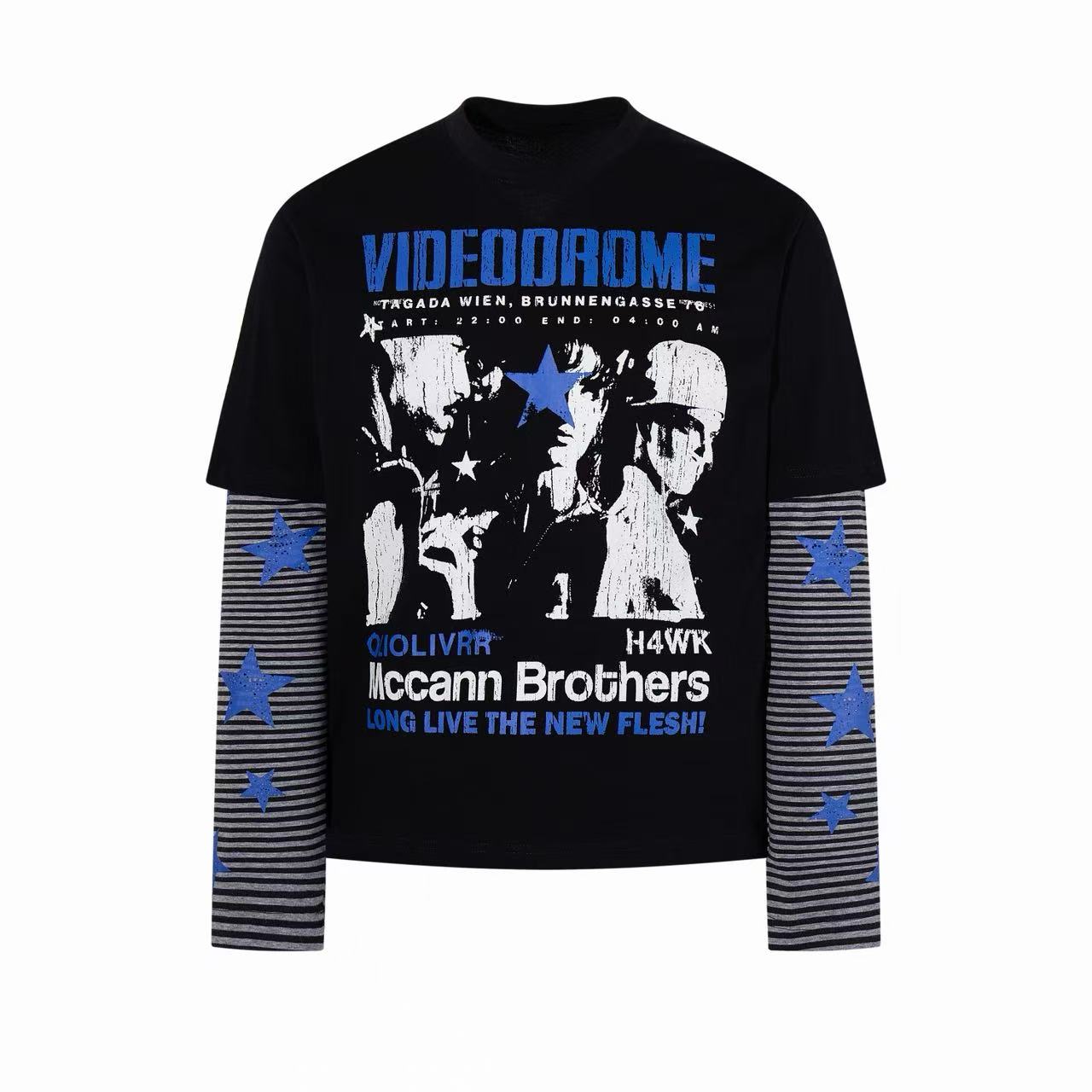 Omirad Layered Star Graphic Long Sleeve Tee