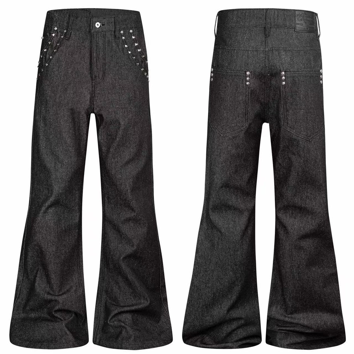 Omirad Studded Flared Jeans