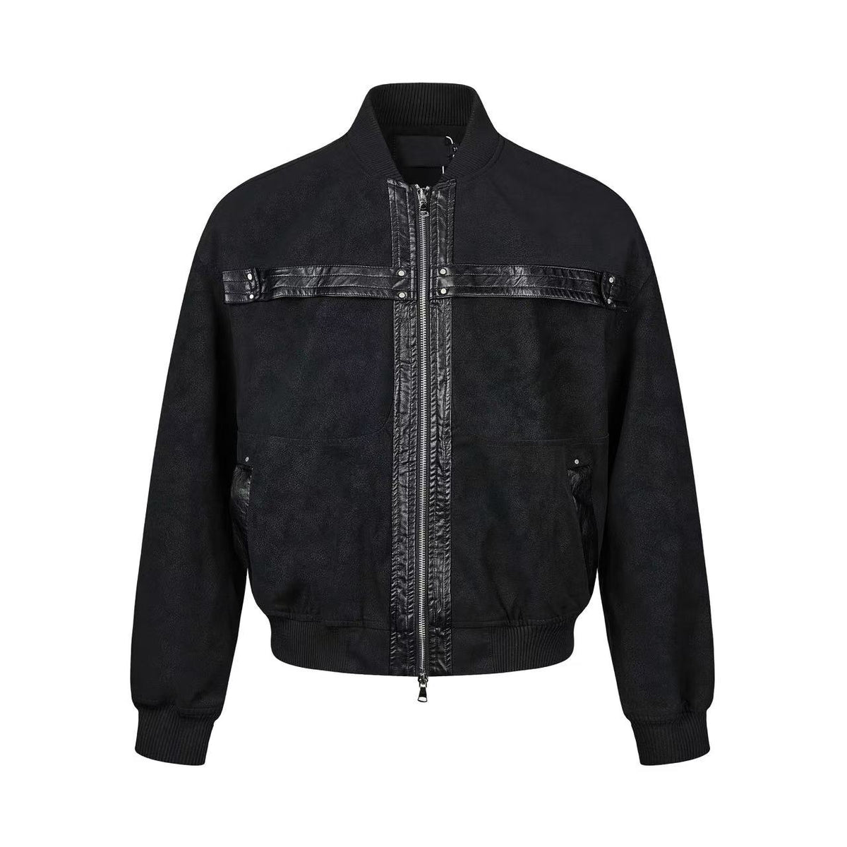 Omirad Contrast Coated-Trim Bomber Jacket