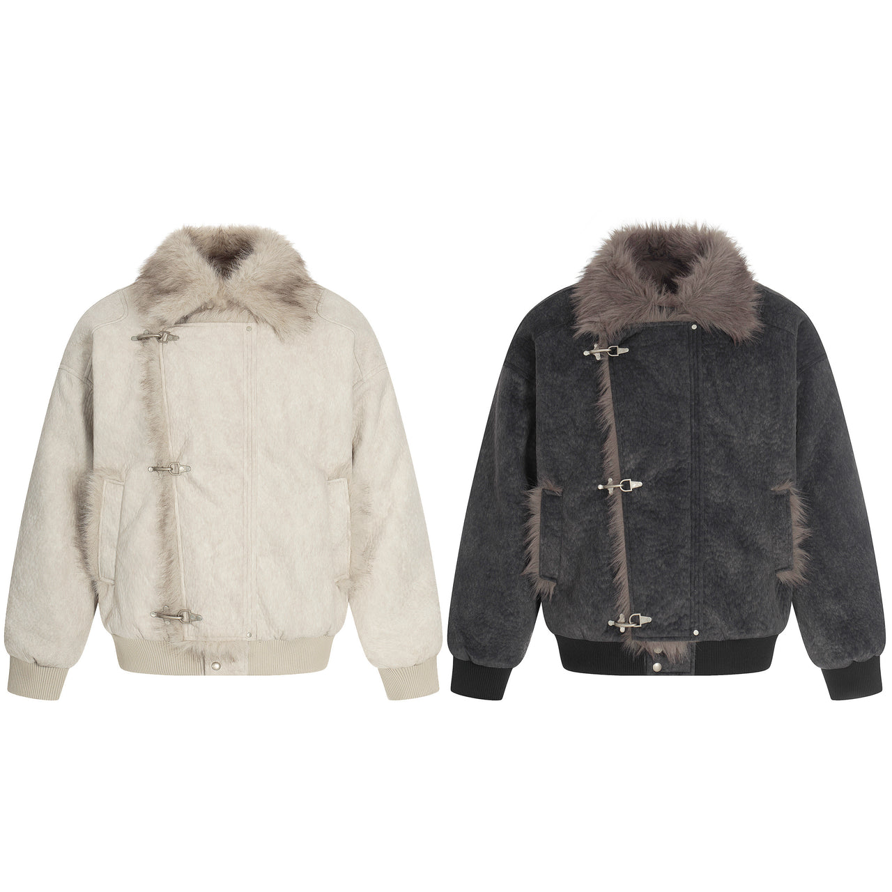 Omirad Fur-Trim Toggle Jacket