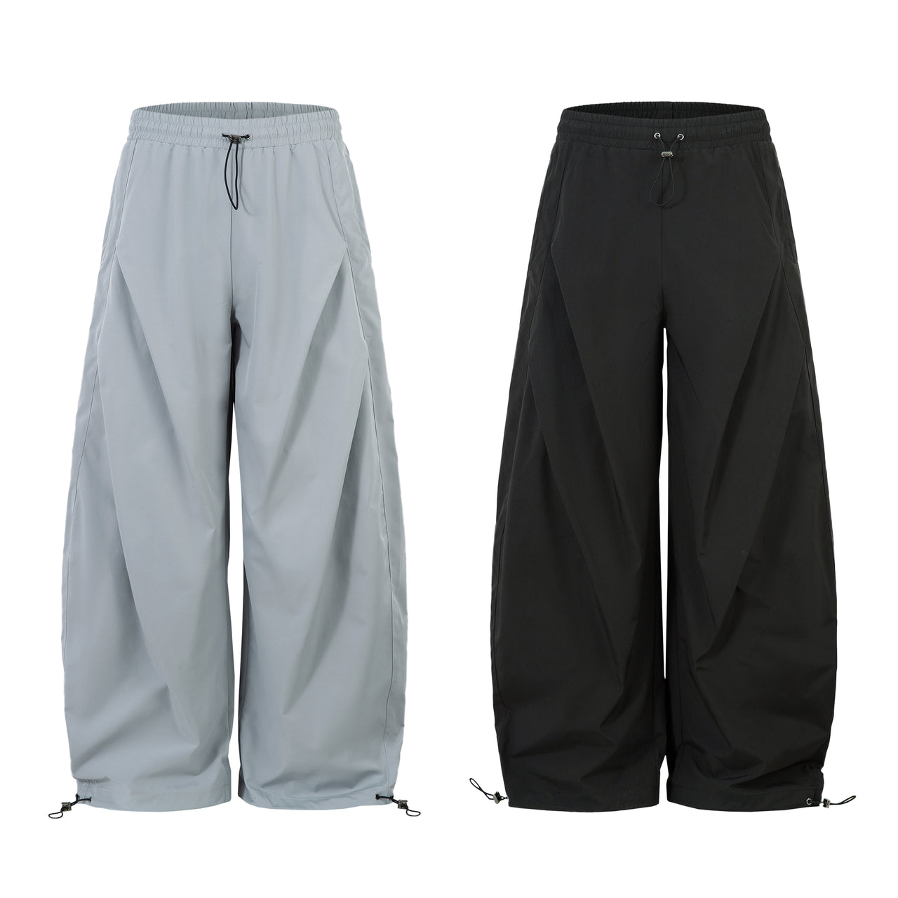 American Vintage Pleated Curved Blade Casual Pants