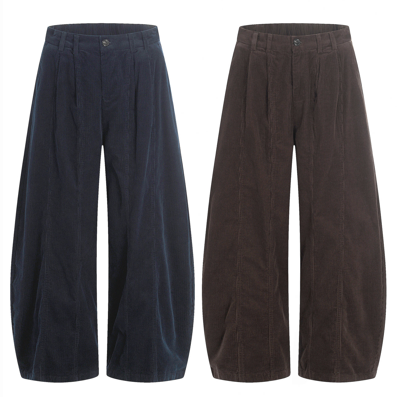 Omirad Wide-Leg Corduroy Pants