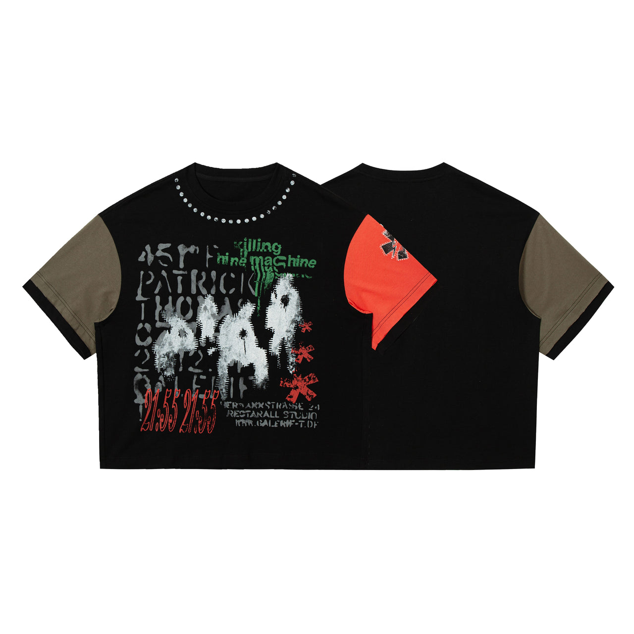 Patchwork Graffiti Rock Tee