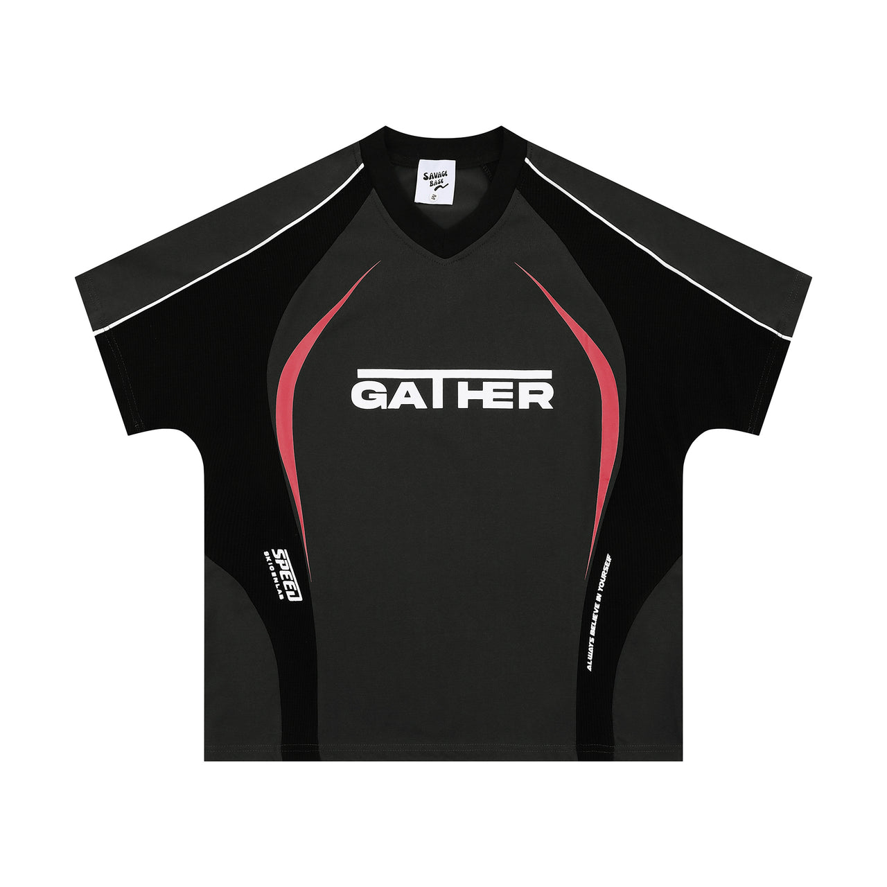 American Vintage Color Block Patchwork Tee