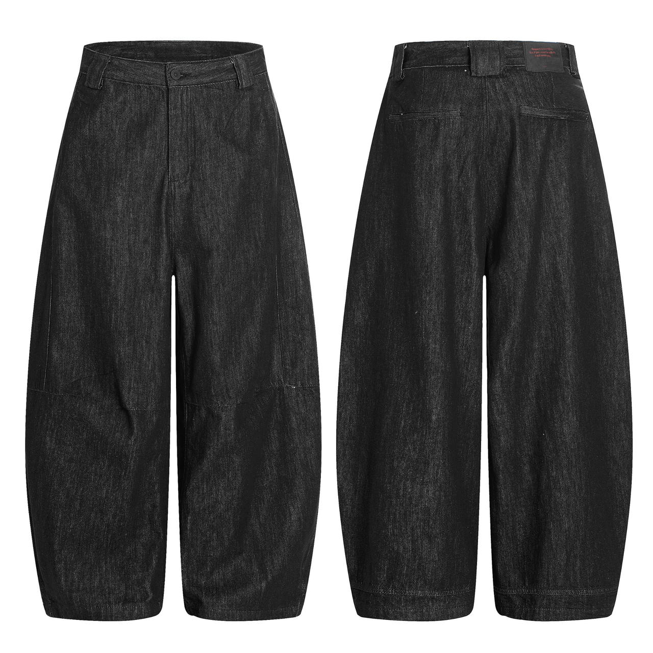 Omirad Vintage Washed Barrel Denim Pants