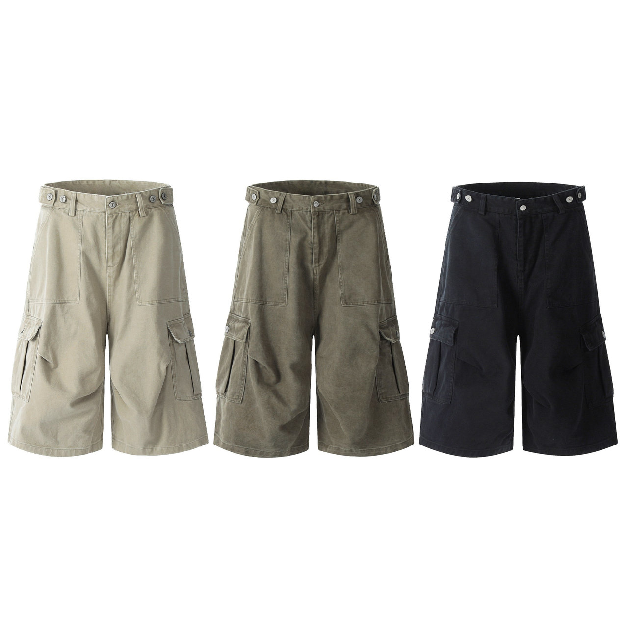 Omirad Heavy-Duty Tactical Cargo Shorts