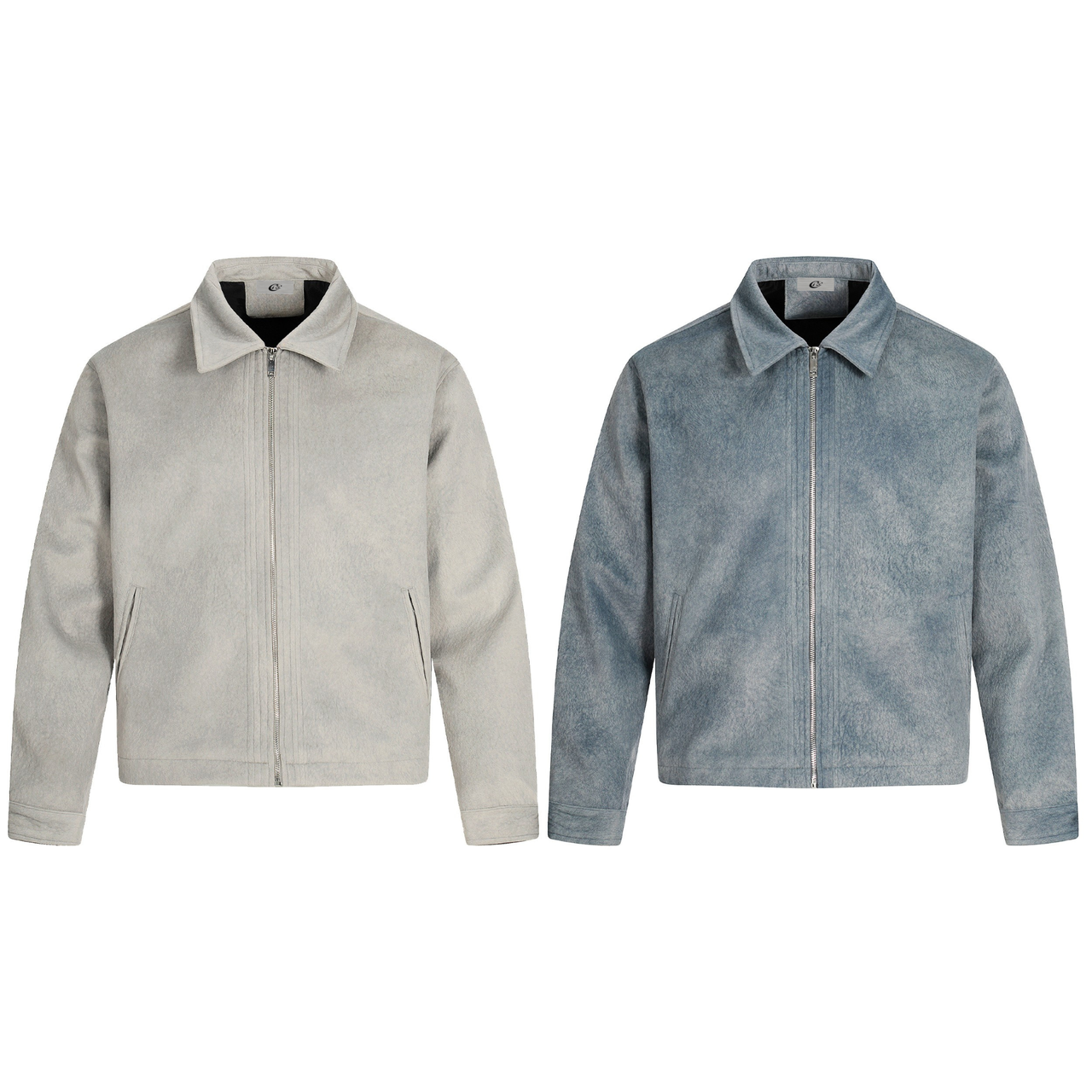 Omirad Vintage Matte Minimalist Zip Jacket