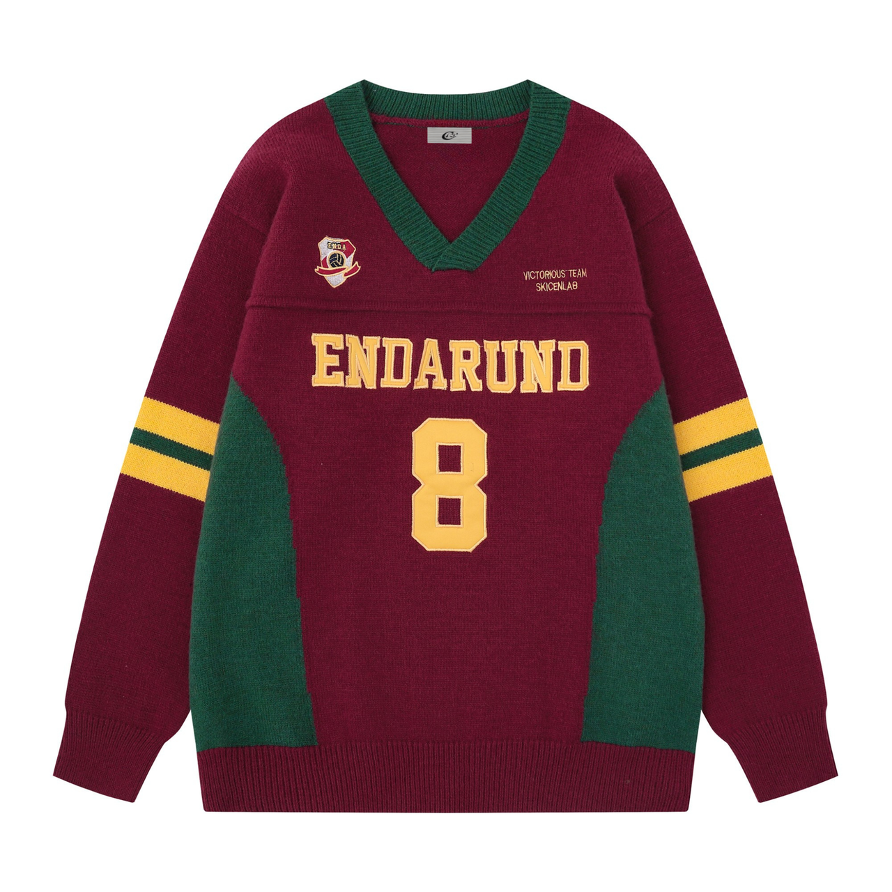 Omirad Varsity Team Number Knit Sweater