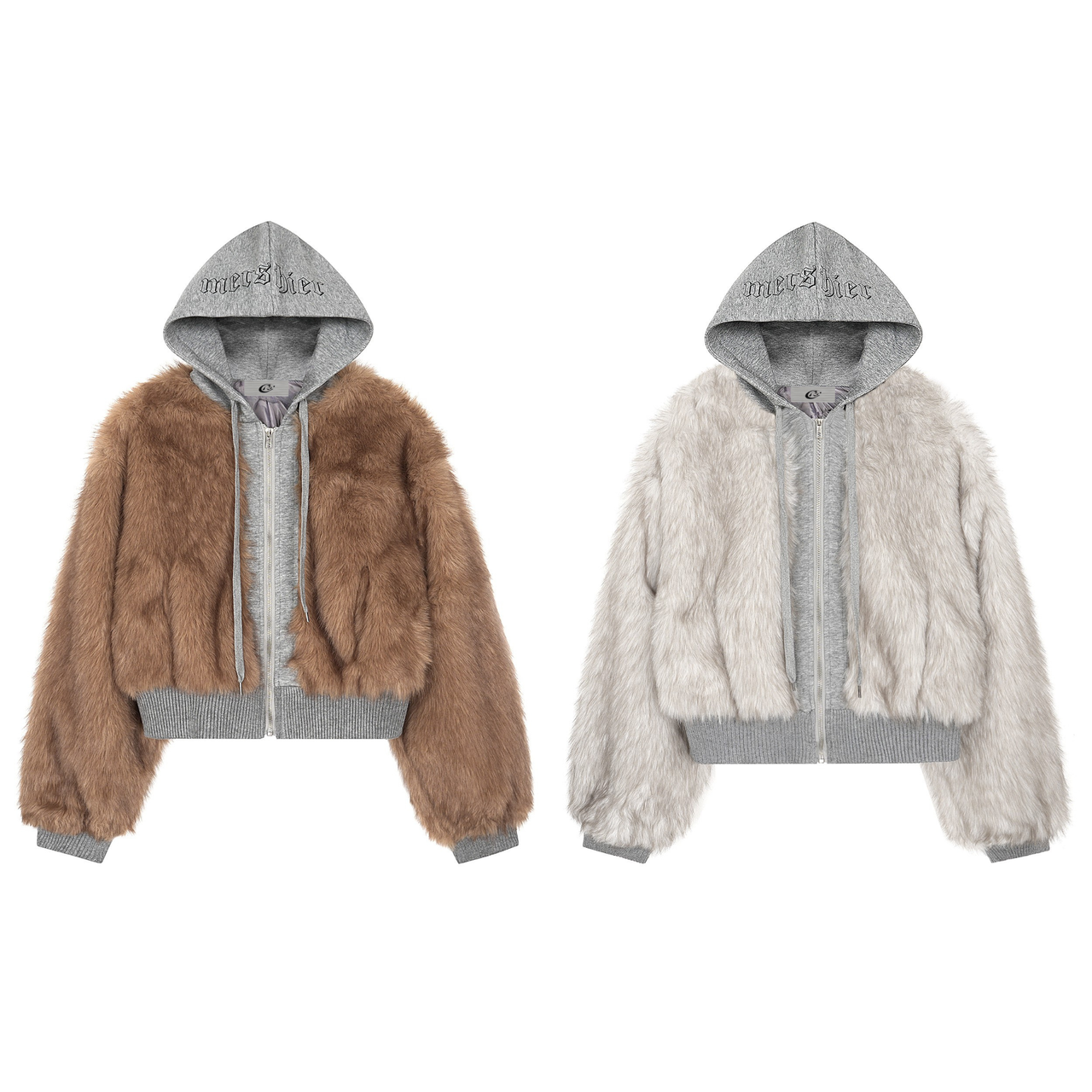 Omirad Faux Fur Hooded Jacket