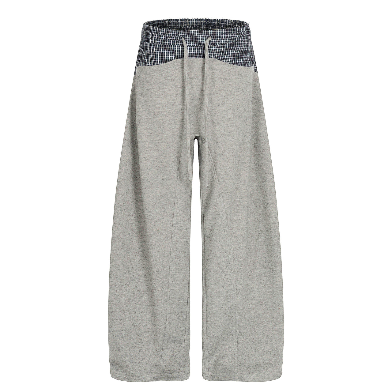 Omirad Layered Waist Wide-Leg Mesh Pants