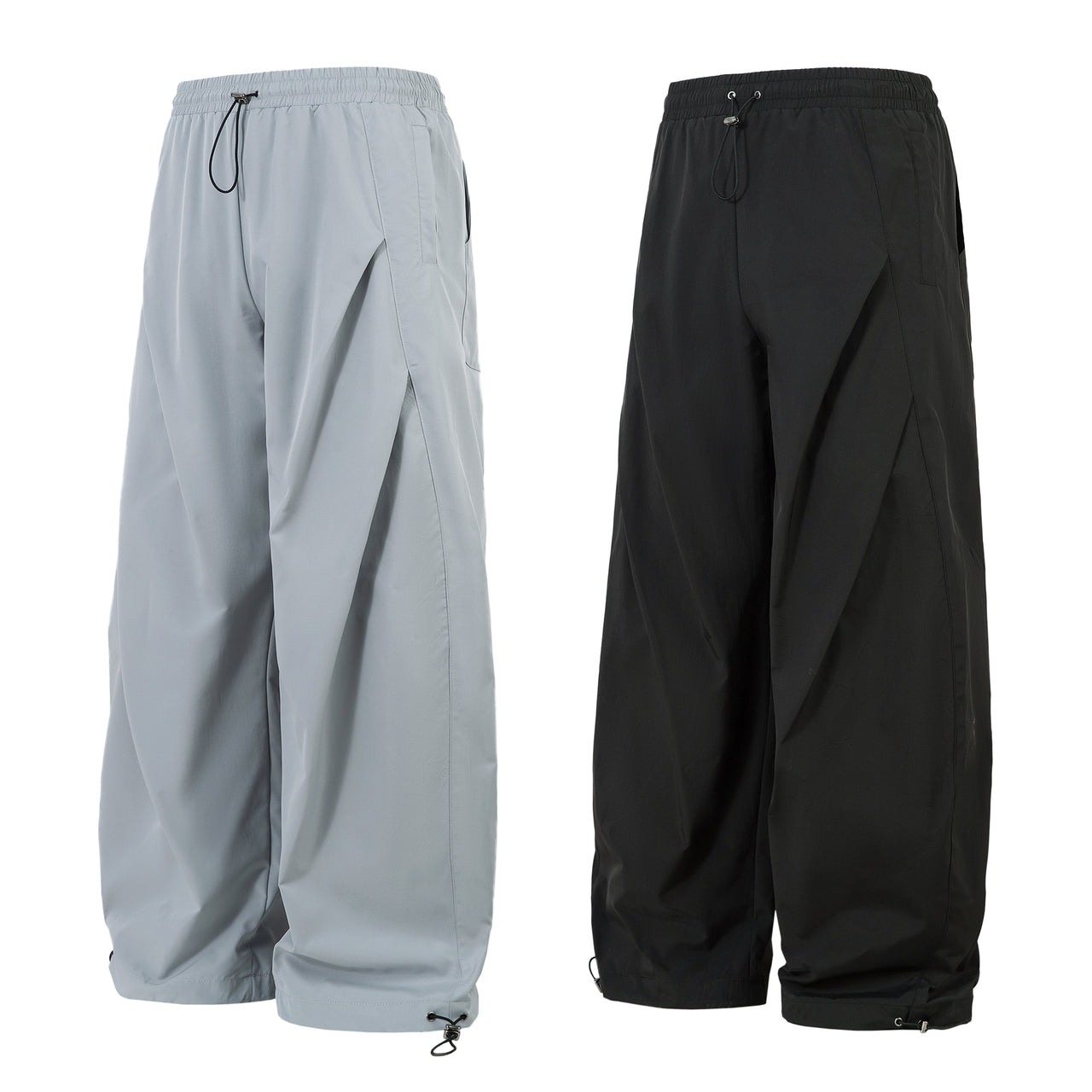 American Vintage Pleated Curved Blade Casual Pants