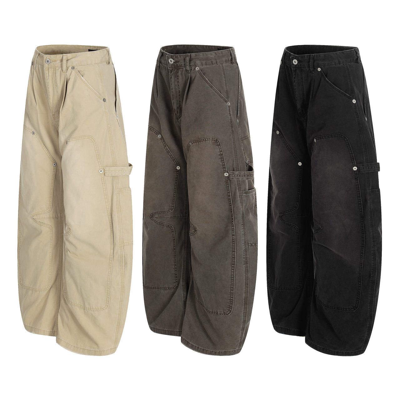 Omirad Heavy Stitch Curved Work Pants
