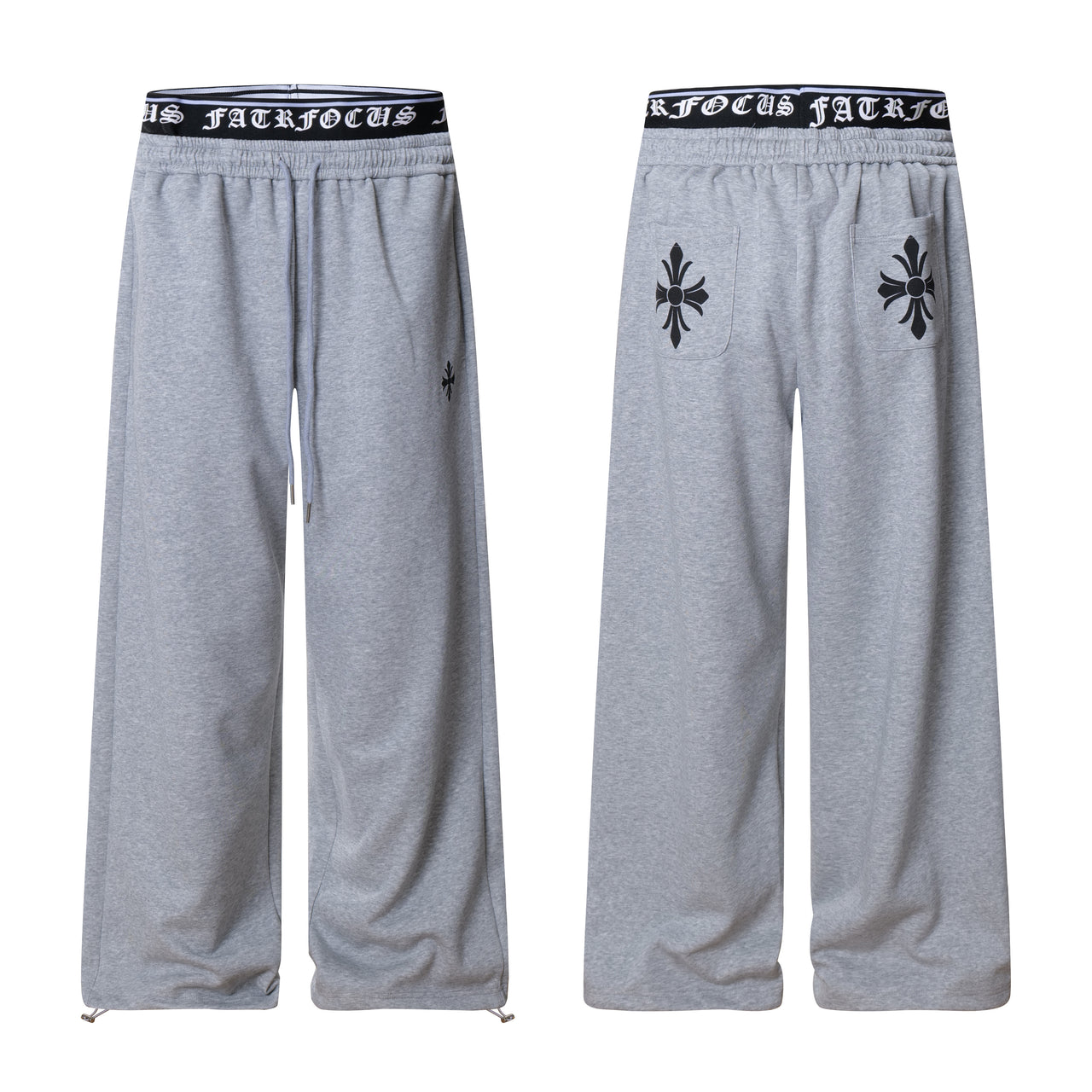 American Street Style Double-Waist Casual Pants