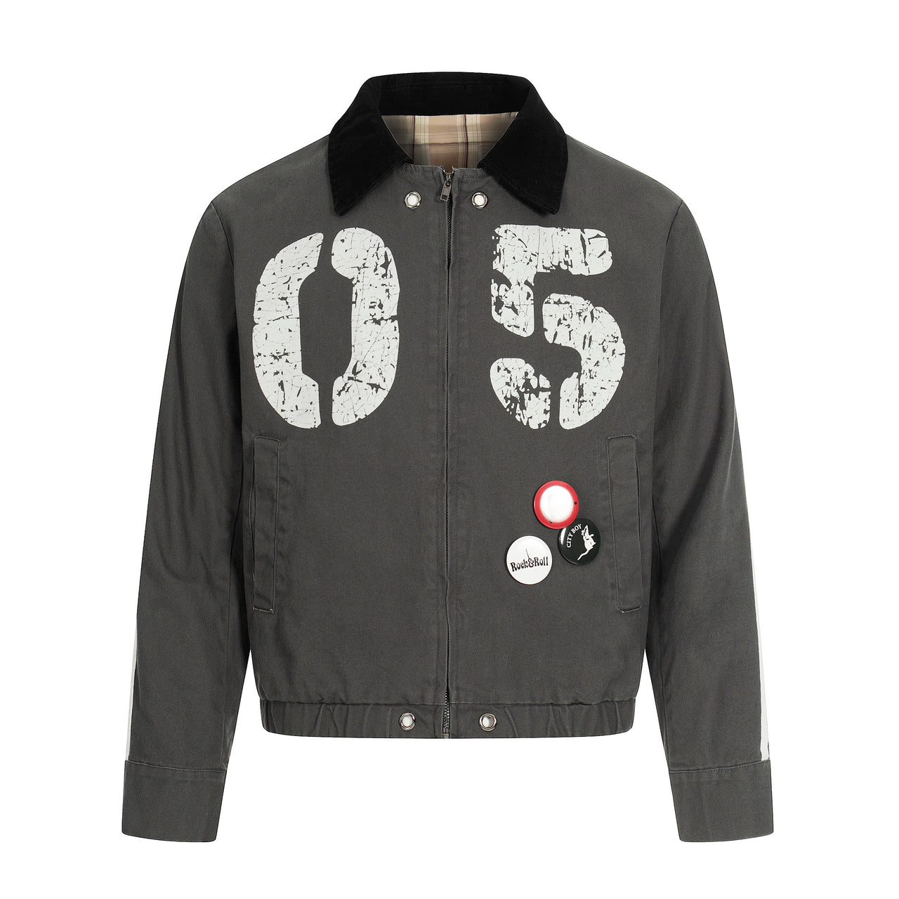 Omirad “05” Vintage Patch Bomber Jacket