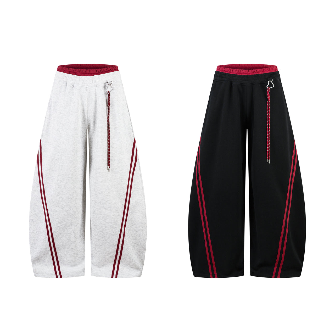 Omirad Double Stripe Barrel Sweatpants