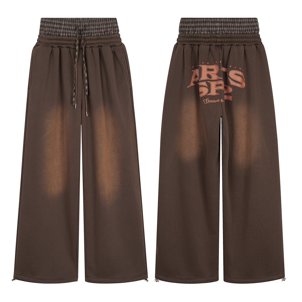 Omirad Vintage Fade Wide-Leg Sweatpants