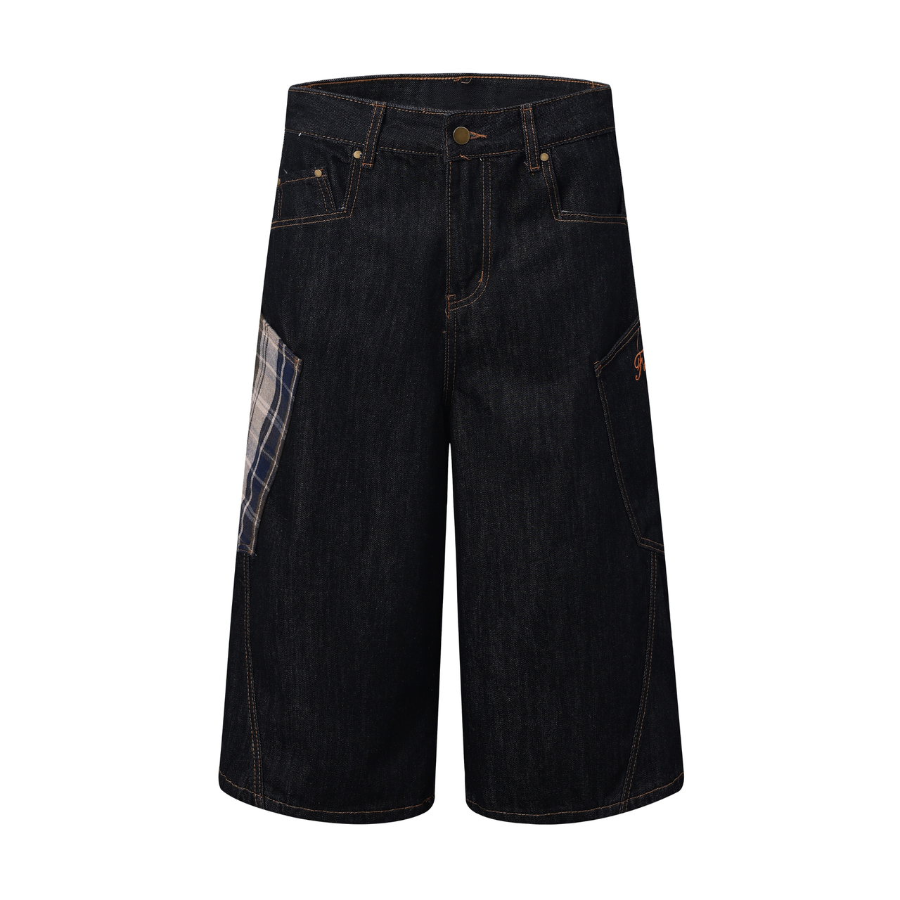 Omirad Patchwork Denim Jorts