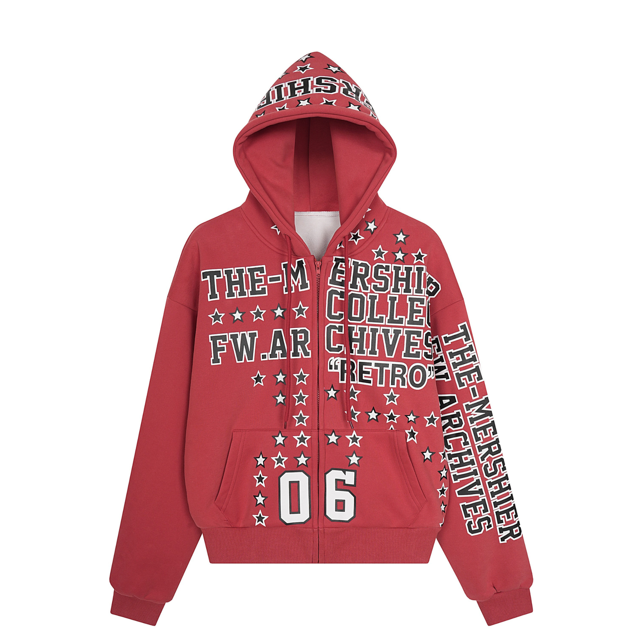 Omirad Retro Varsity Zip Hoodie