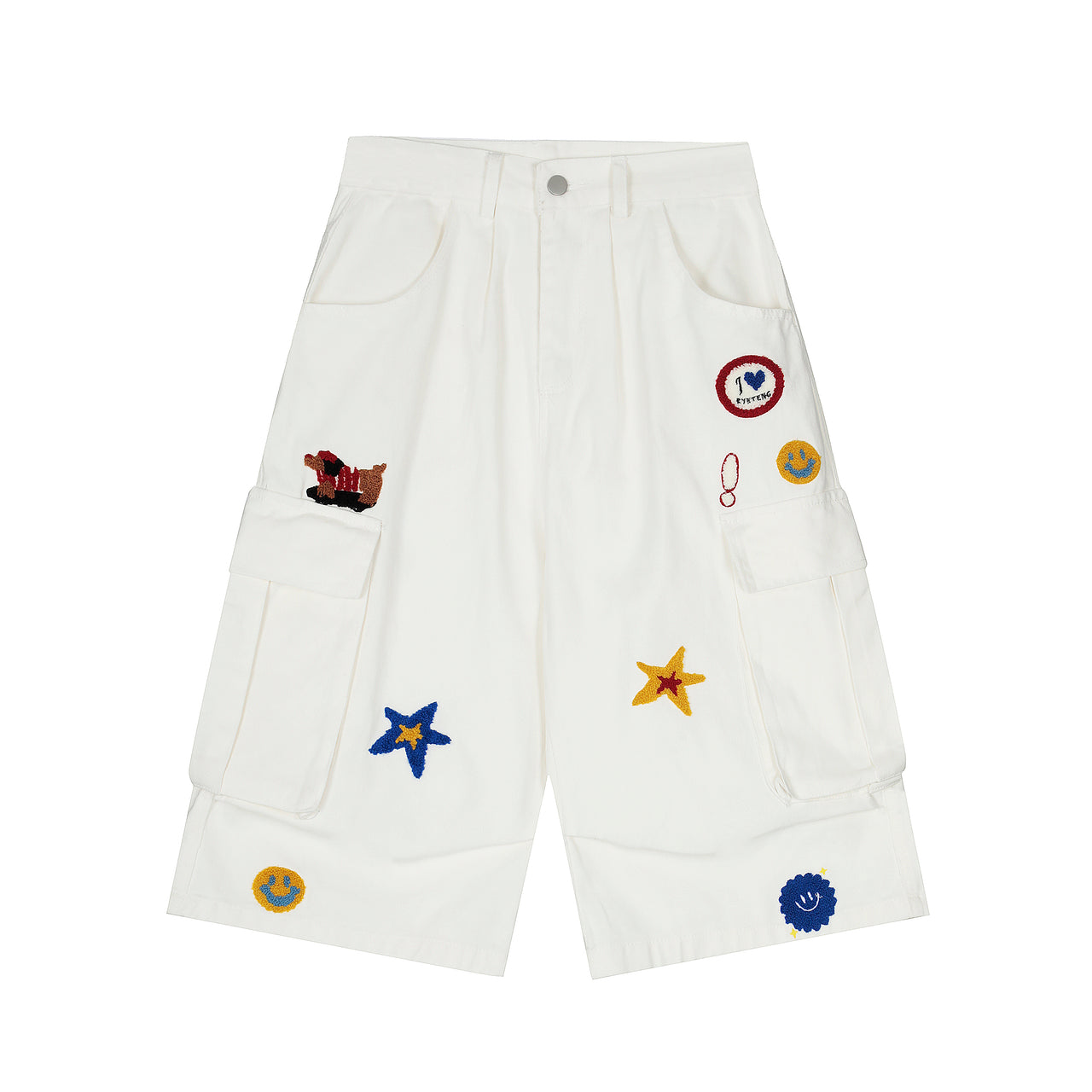 American Streetwear Cartoon Pattern Shorts