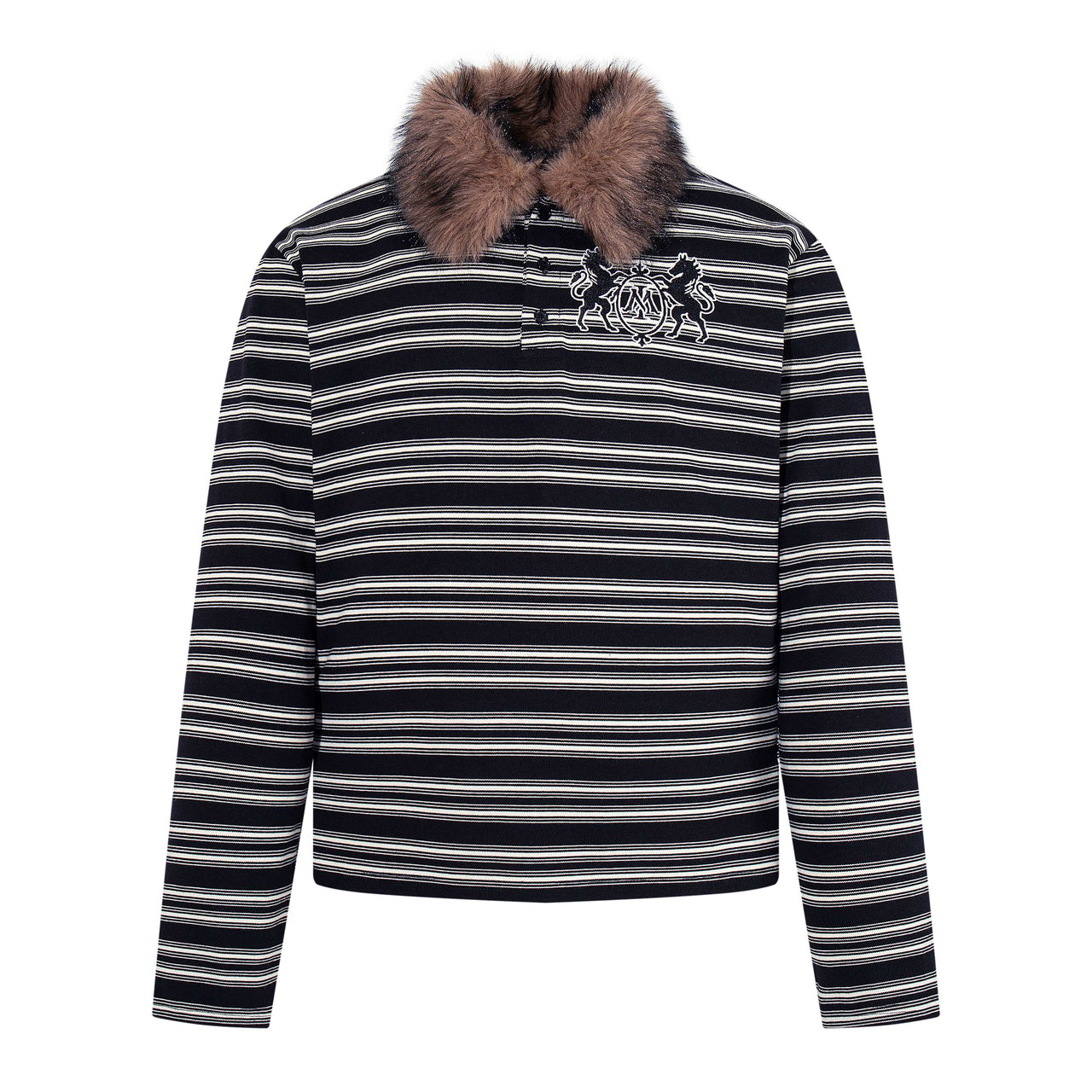 Omirad Fur Collar Rugby Polo