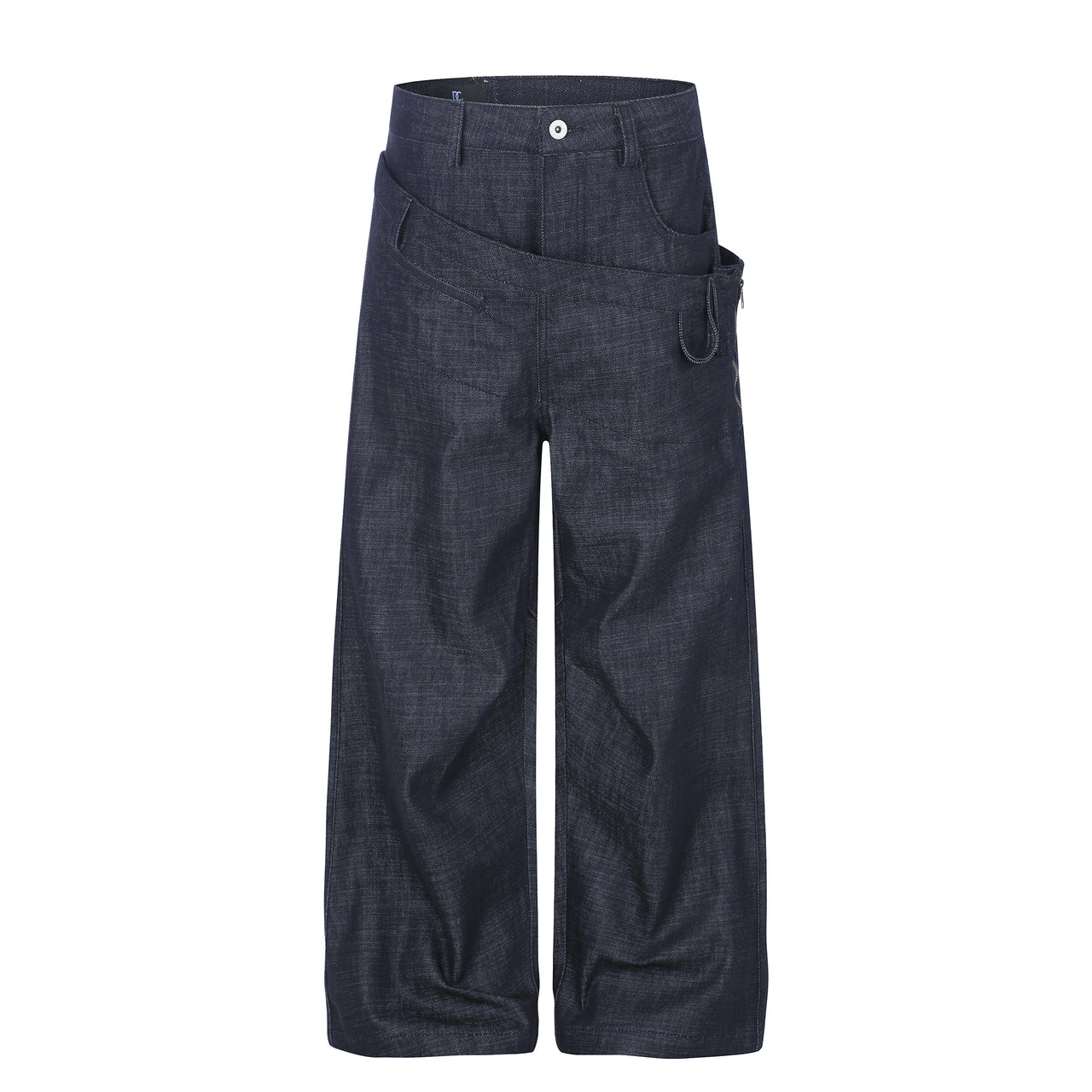 Omirad Layered Waist Wide-Leg Jeans