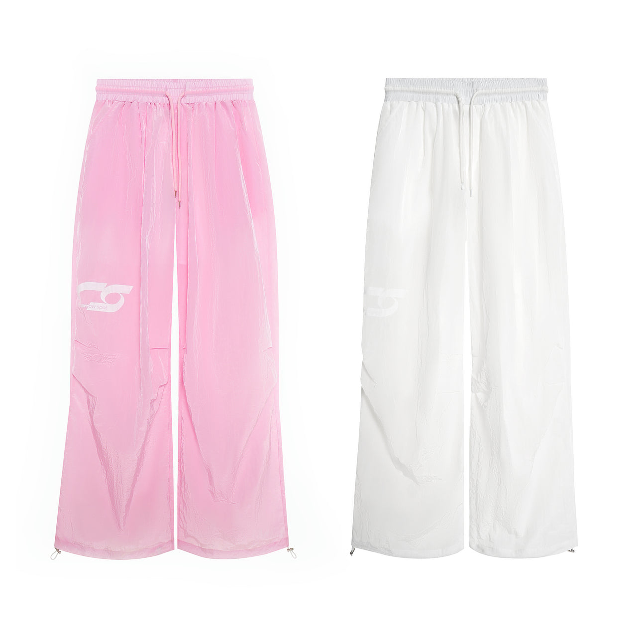 American Quick-Dry Drawstring Wide-Leg Casual Pants