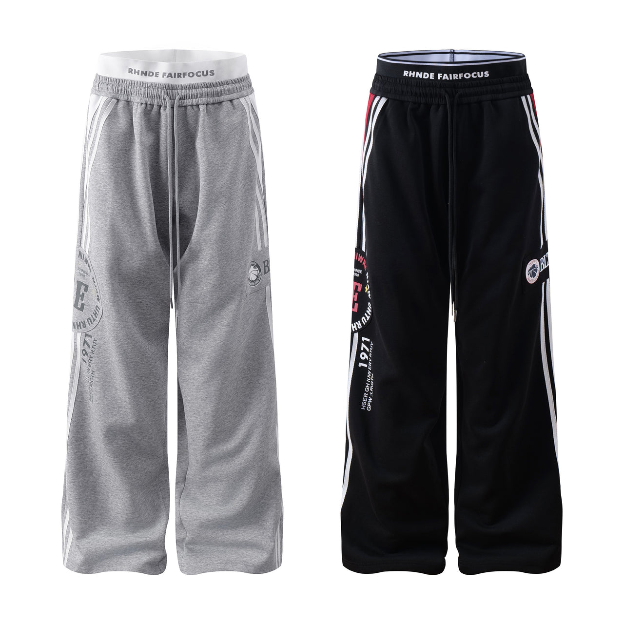 American Streetwear Letter Print Casual Pants