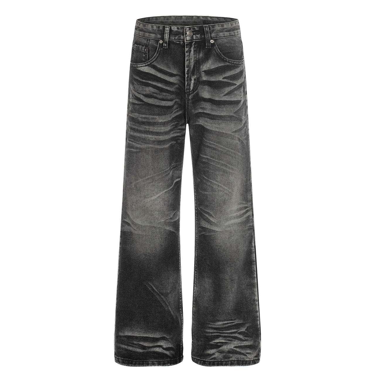 Omirad Washed Athletic Blend Denim Pants