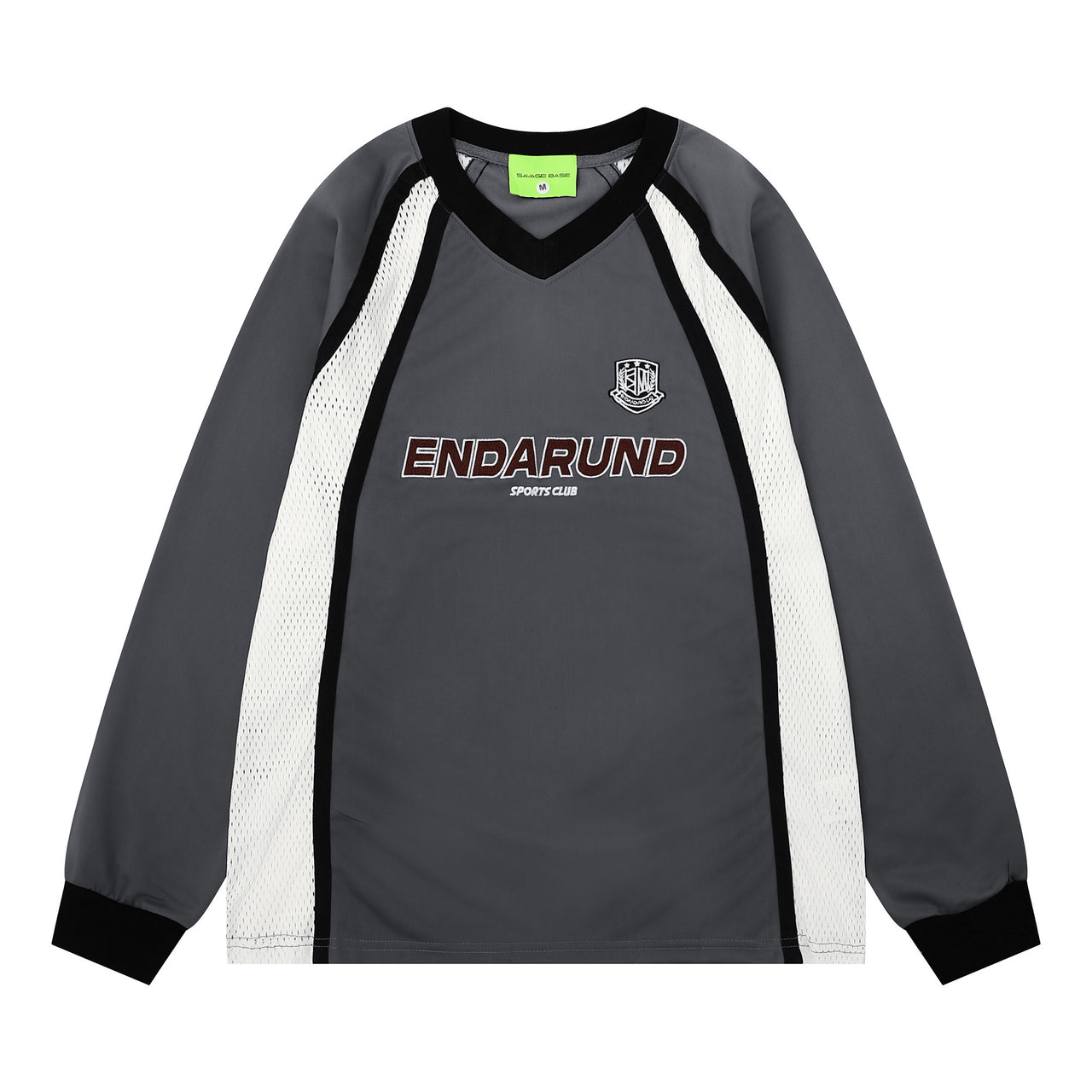 Vintage American Breathable Color-Block Sweatshirt