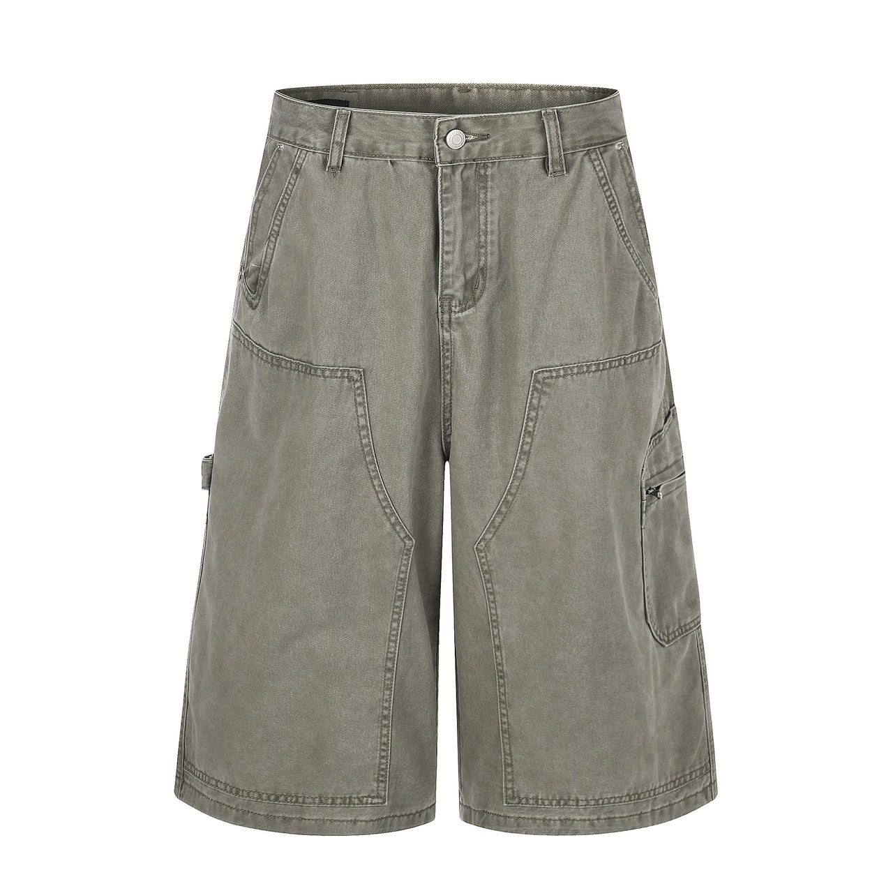 Omirad Vintage Utility Denim Shorts