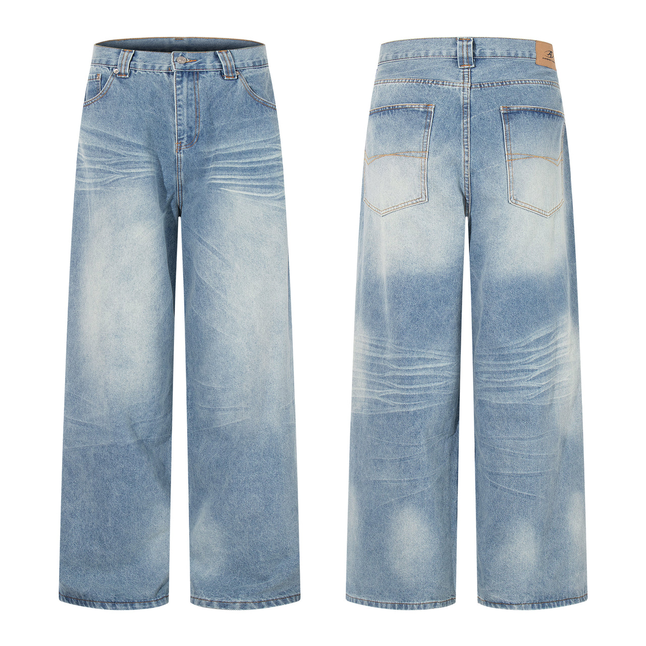 American High Street Washed Slub Jeans