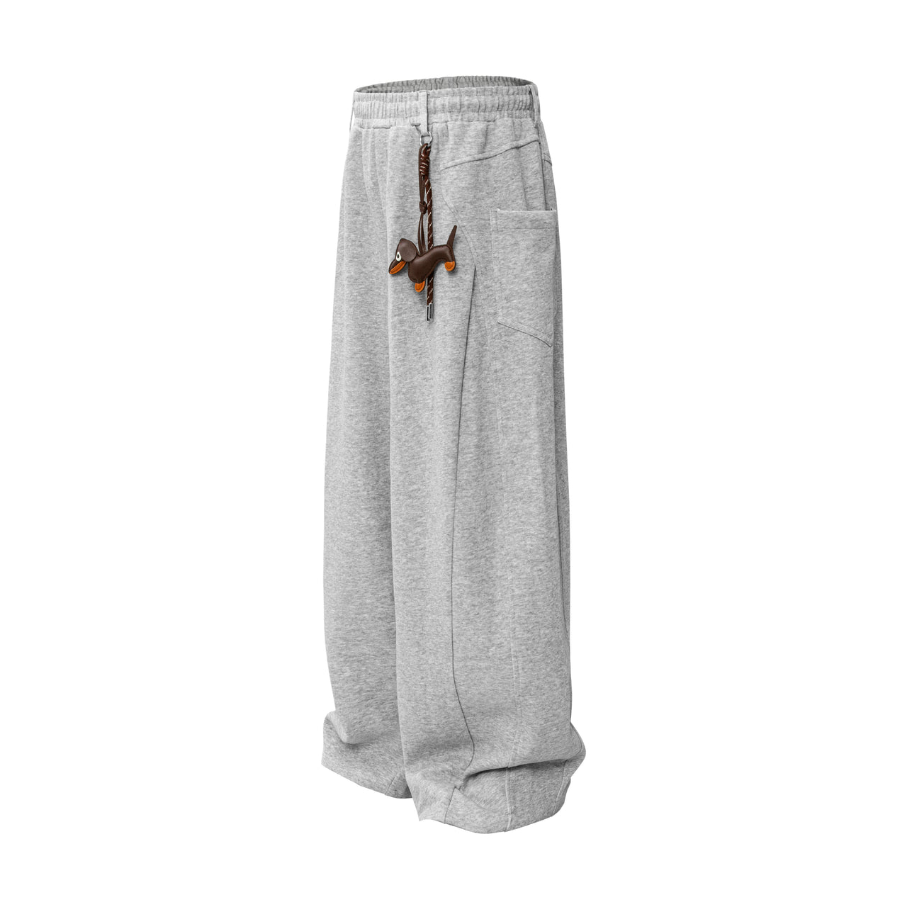 Omirad Plush-Charm Wide Sweatpants