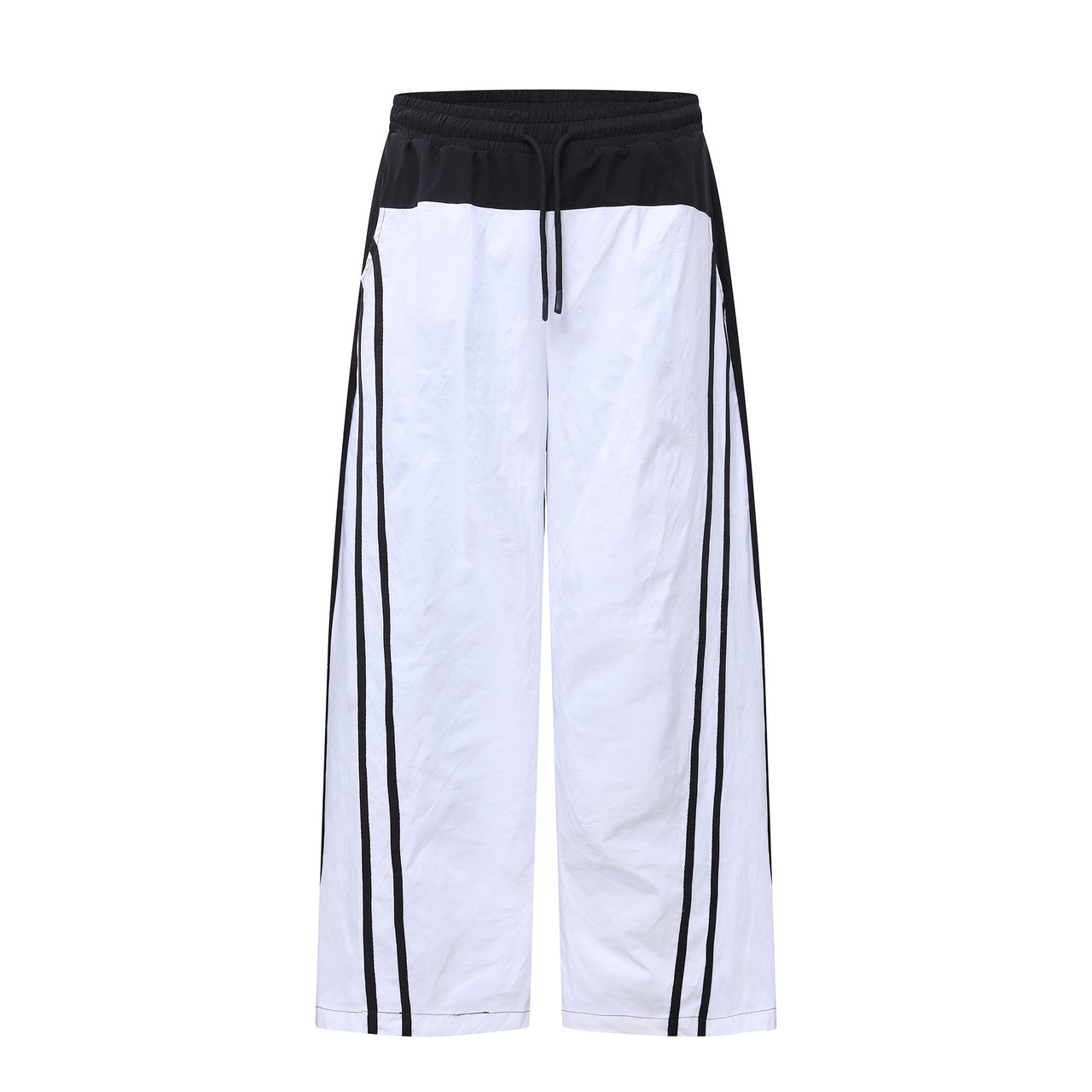 American Vintage Striped Patchwork Casual Pants
