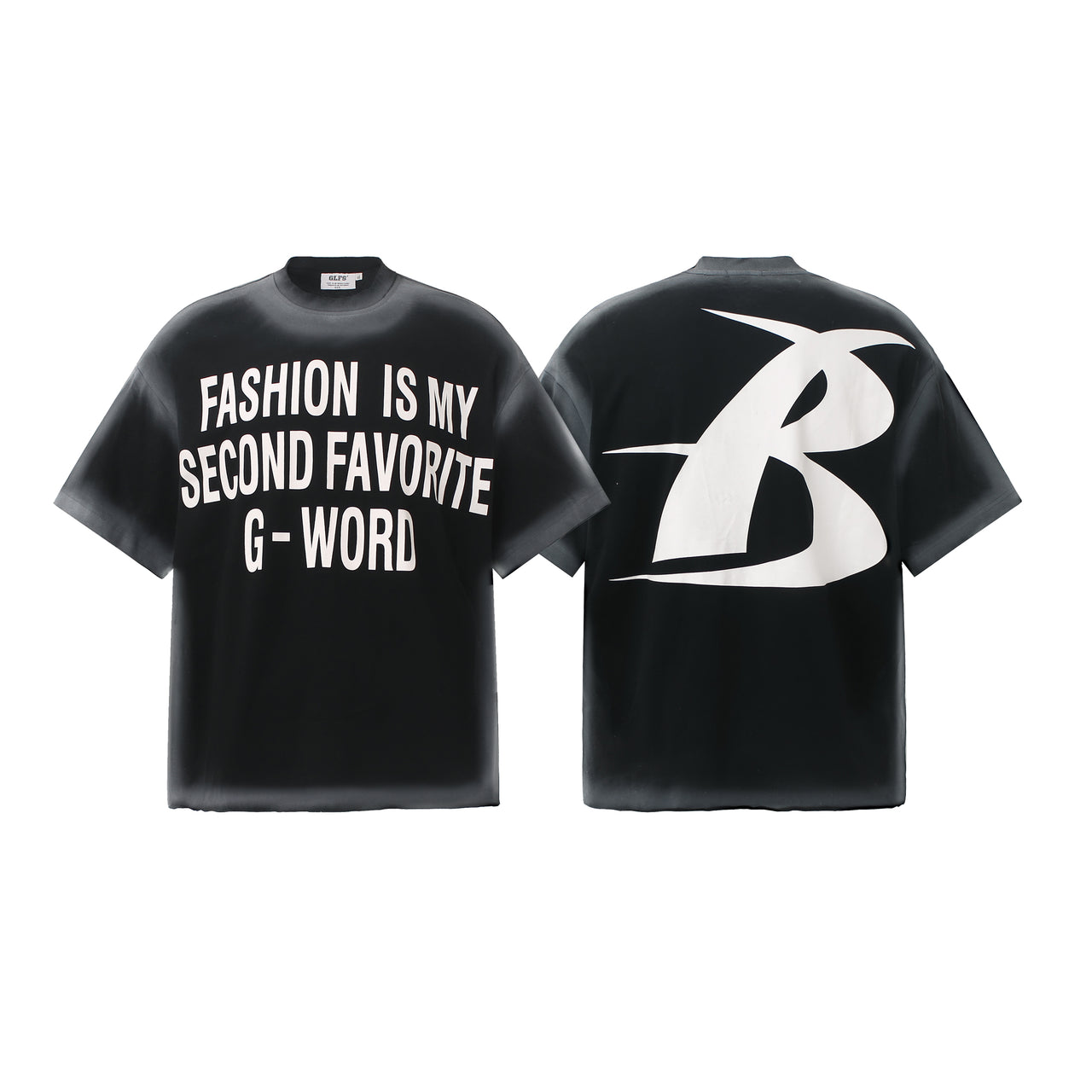 American Hip-Hop Letter Print Tee