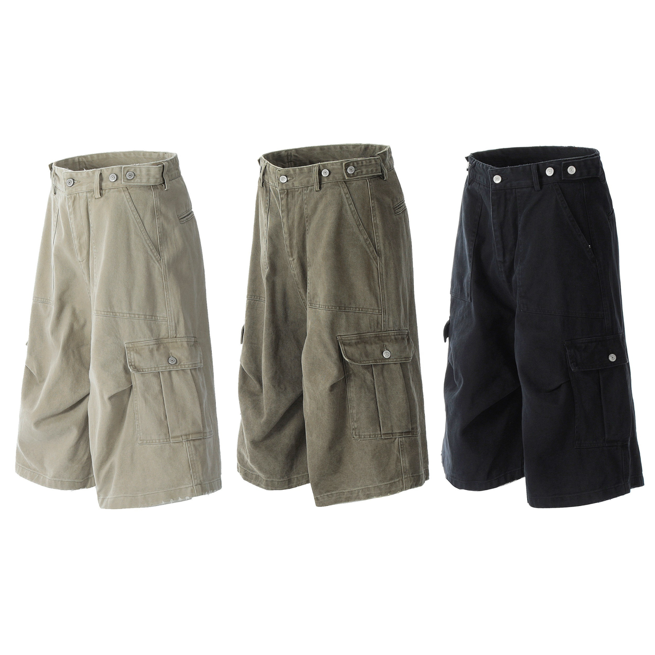 Omirad Heavy-Duty Tactical Cargo Shorts