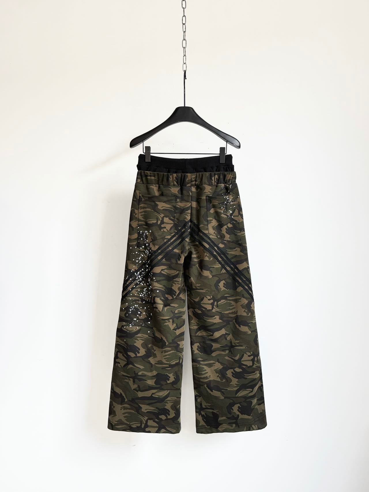 American Streetwear Double-Waist Camouflage Casual Pants