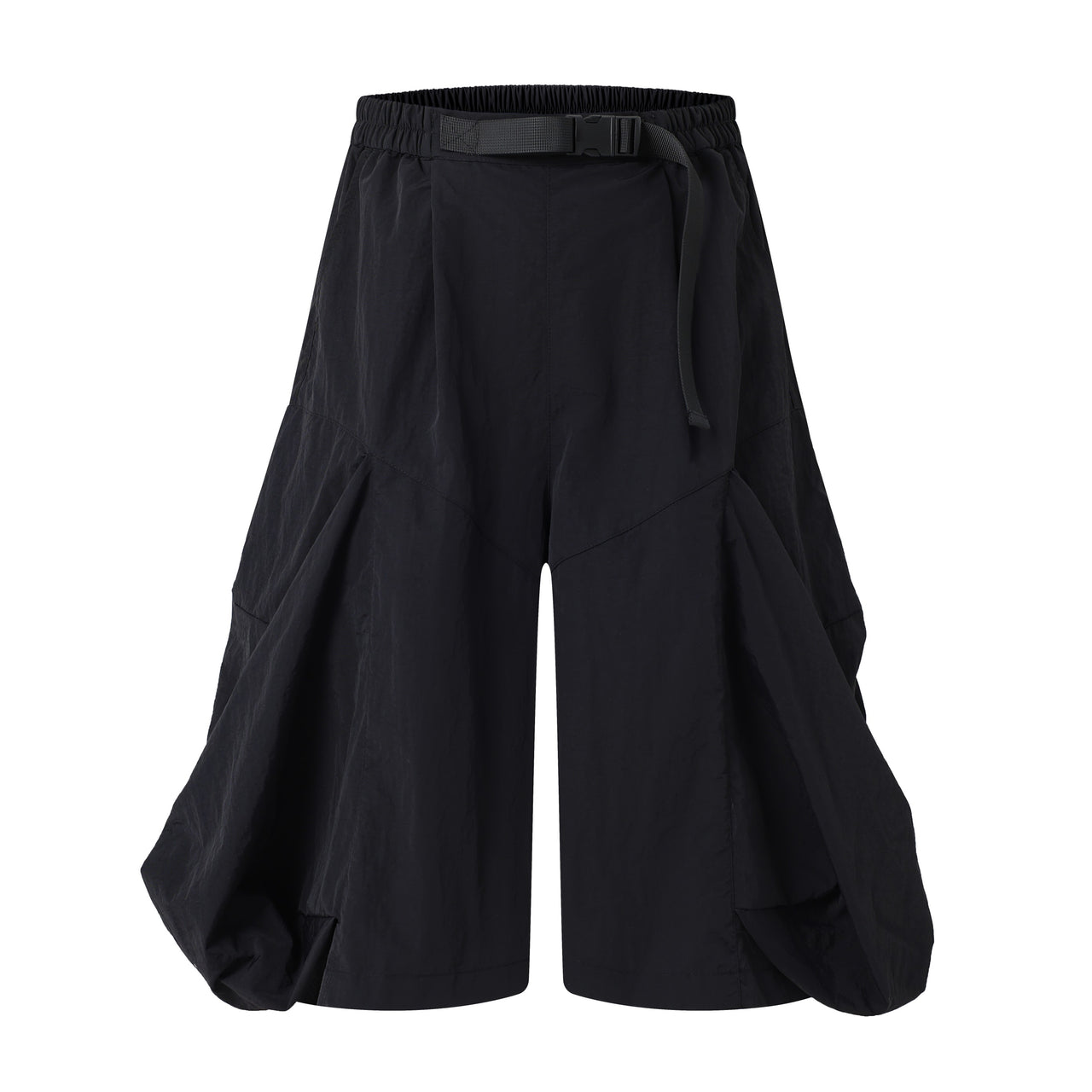Omirad Draped Wide-Leg Shorts