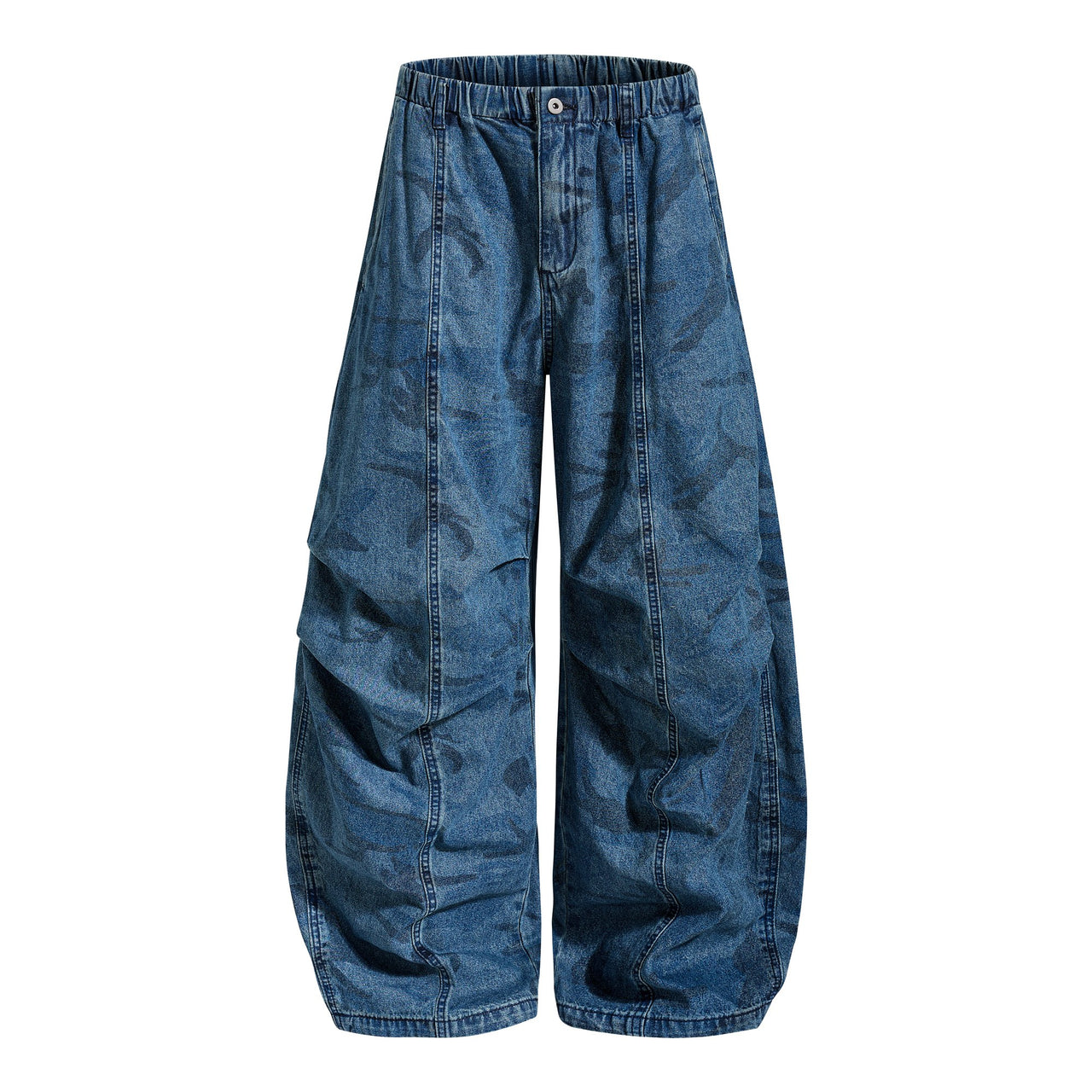 Omirad Washed Camo Baggy Jeans