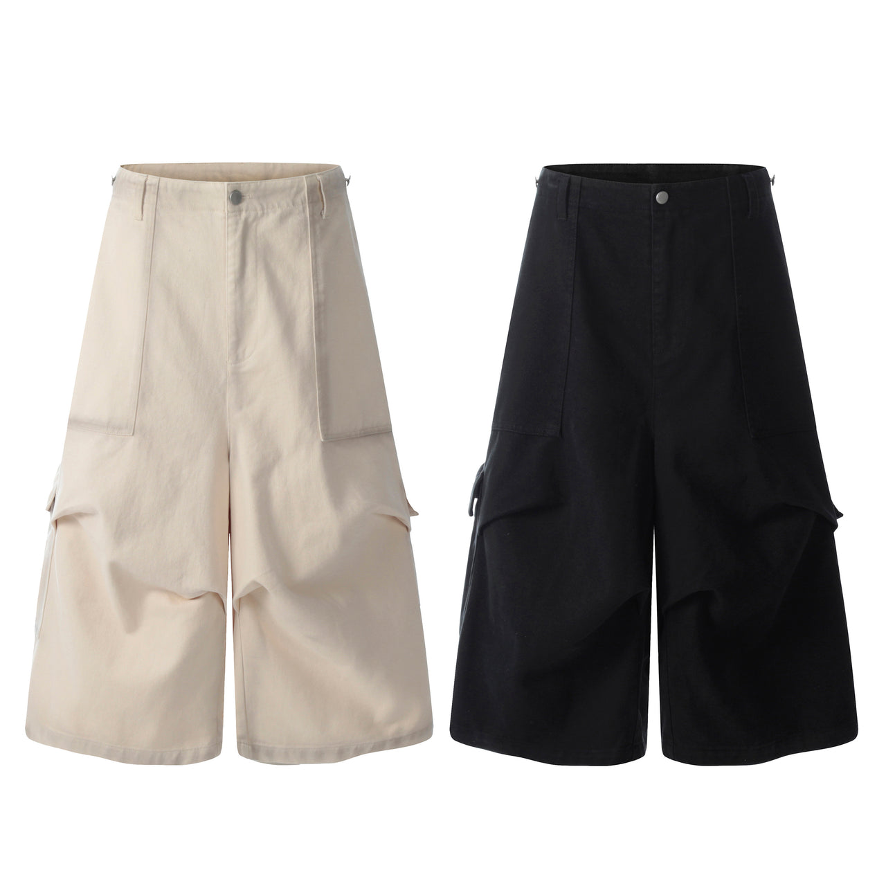 Omirad Wide-Leg Utility Shorts