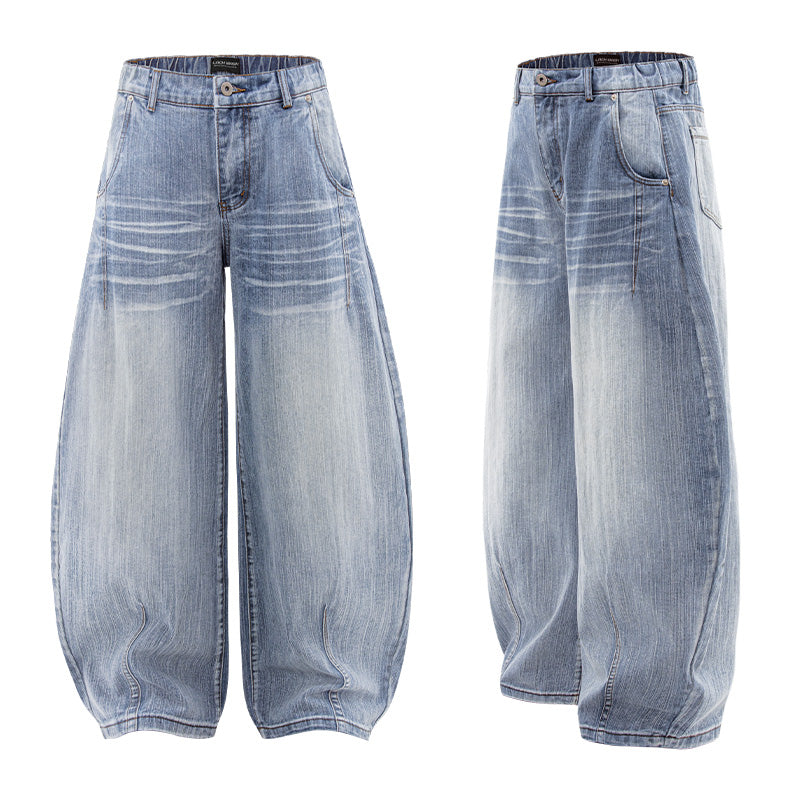 American Vintage Whisker Curved Blade Jeans