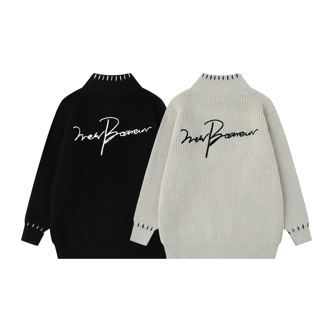 American Streetwear Minimalist Cardigan Sweater