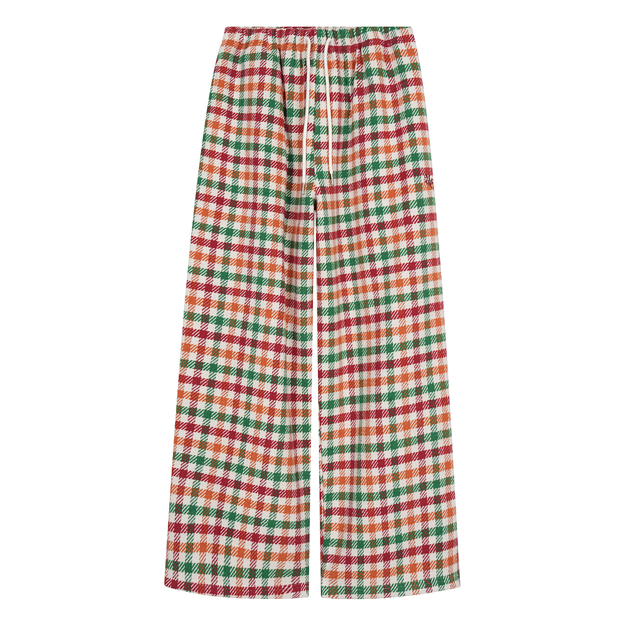 Omirad Vintage Plaid Wide-Leg Pants