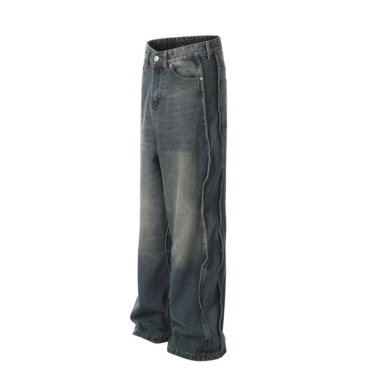 Omirad Classic Fade Wide-Leg Jeans