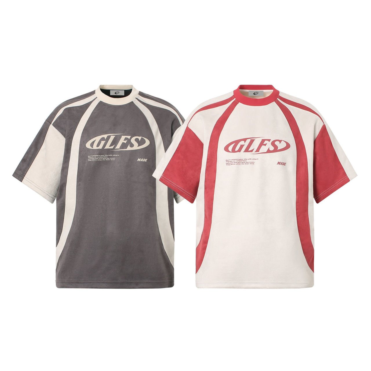 Omirad Suede Colorblock Tee