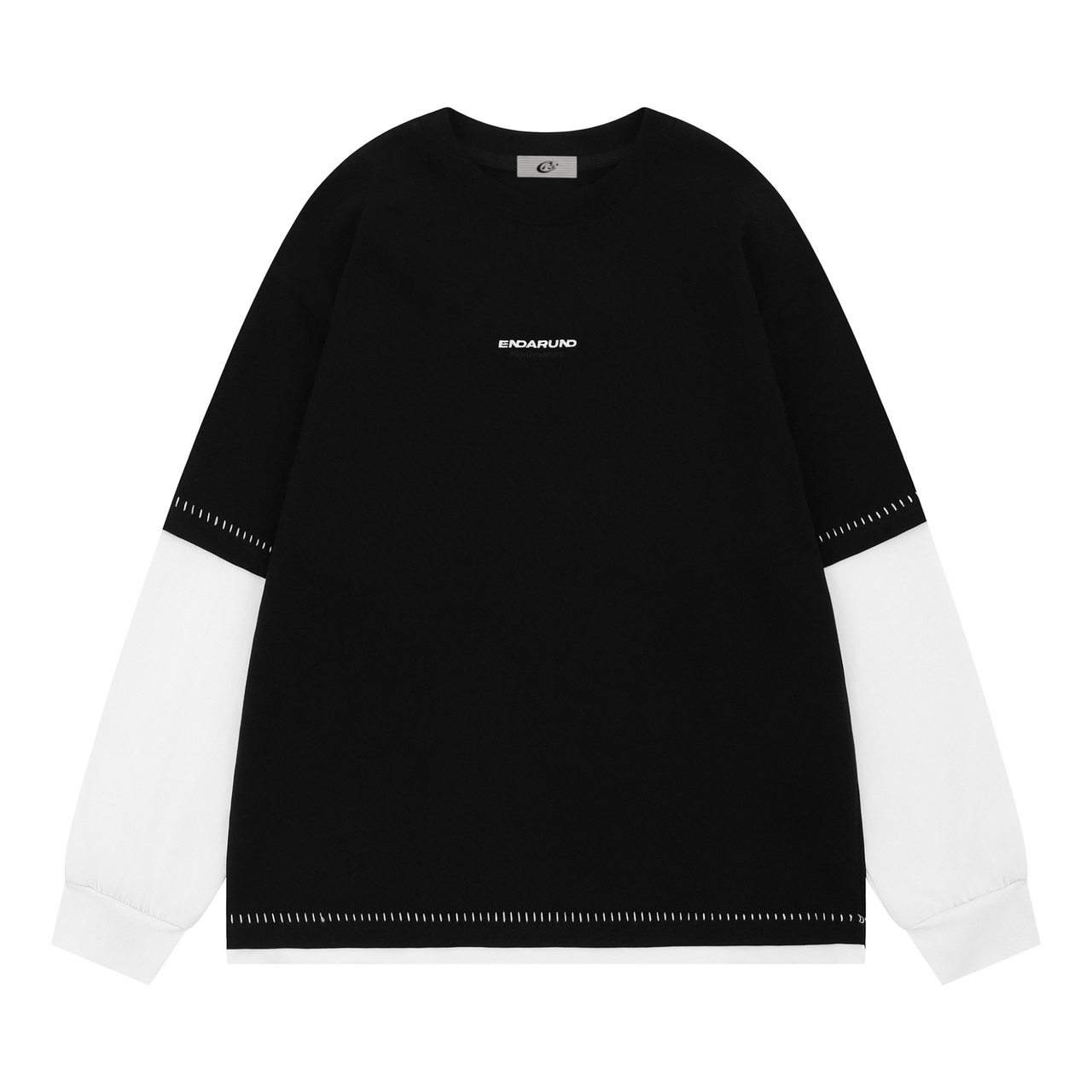 Omirad Contrast Layered Long-Sleeve Tee