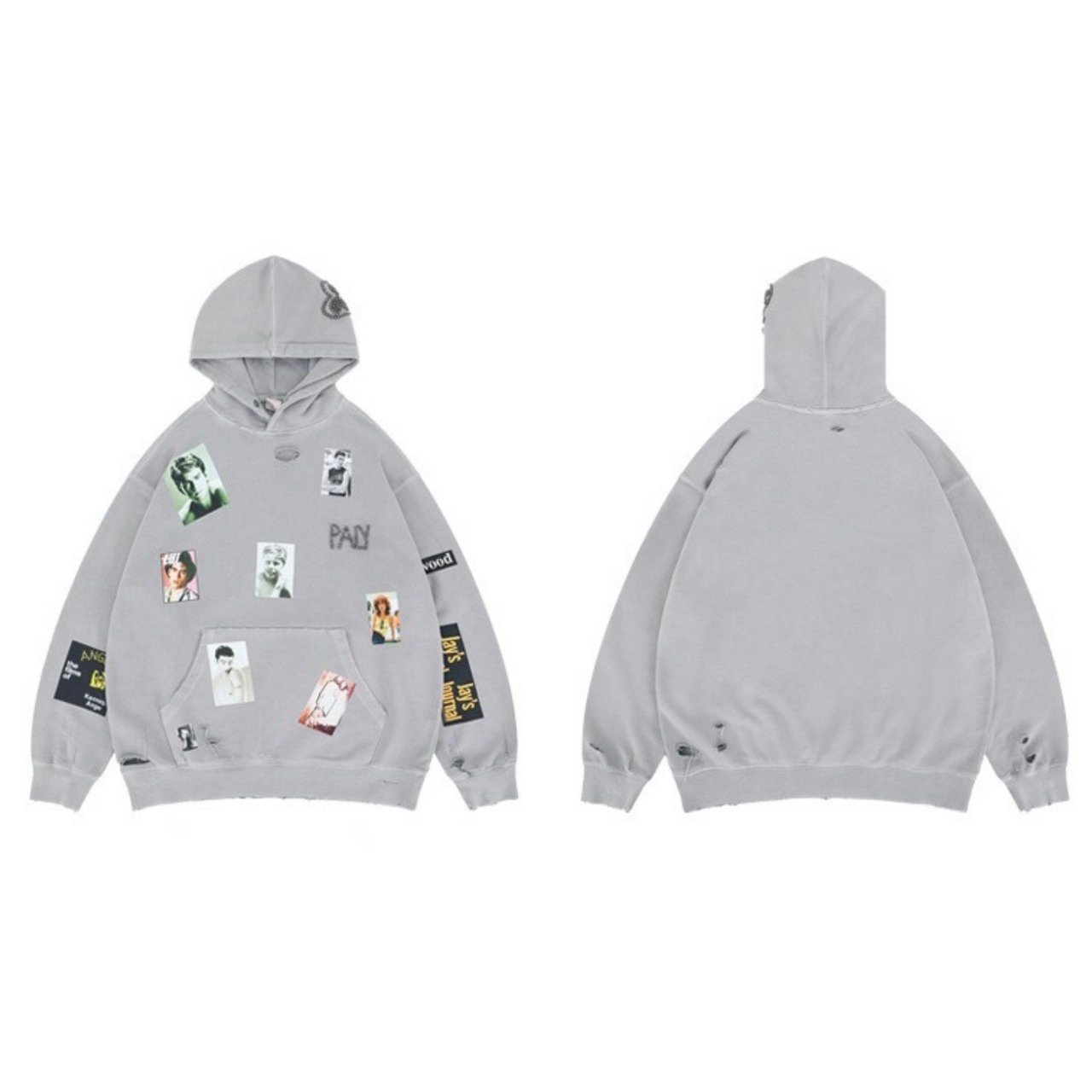 Omirad Photo Patch Vintage Hoodie