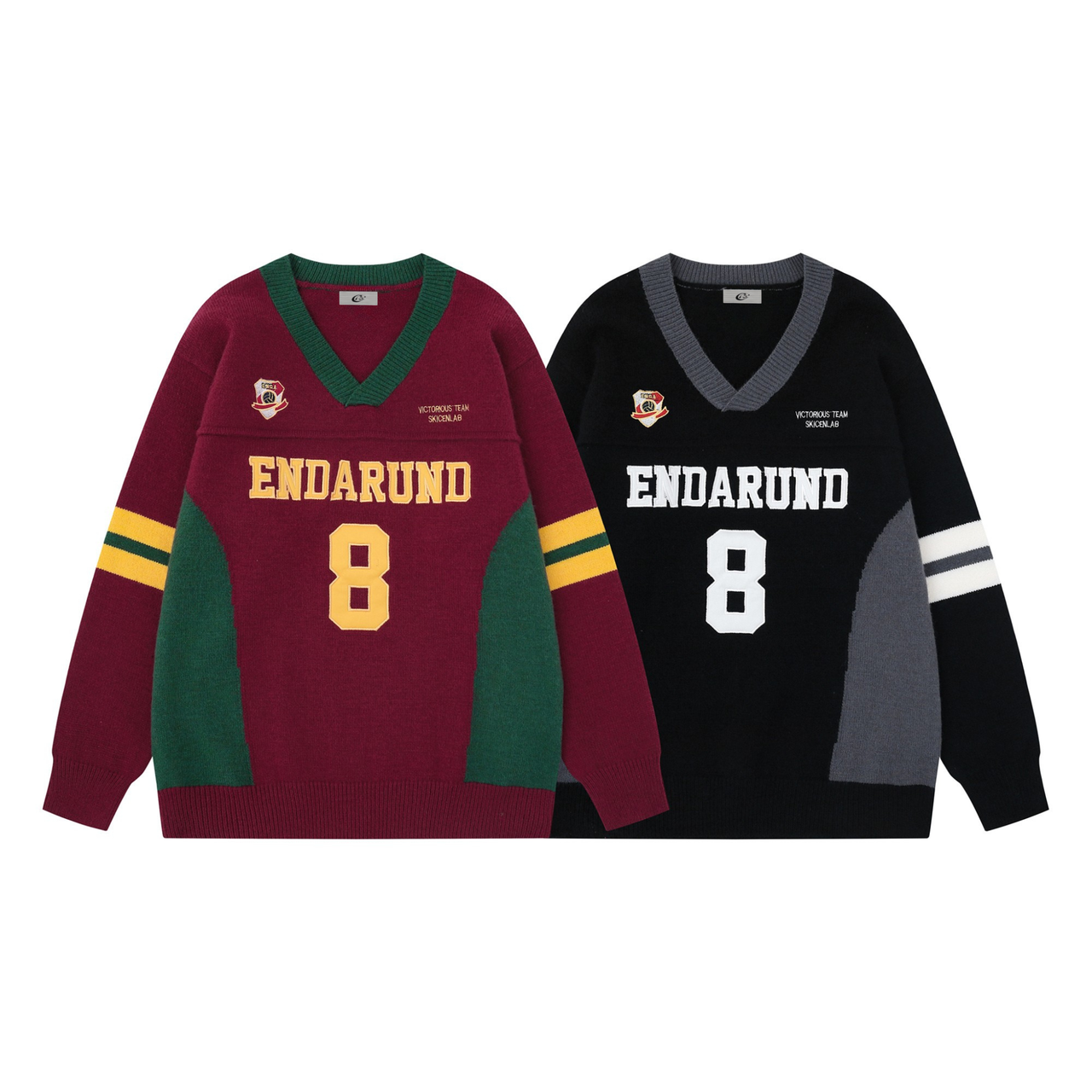 Omirad Varsity Team Number Knit Sweater